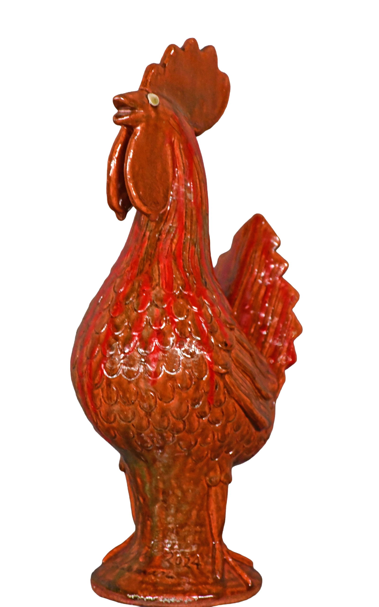 Clint Alderman. Red Highlighted Rooster. (1 of 4)