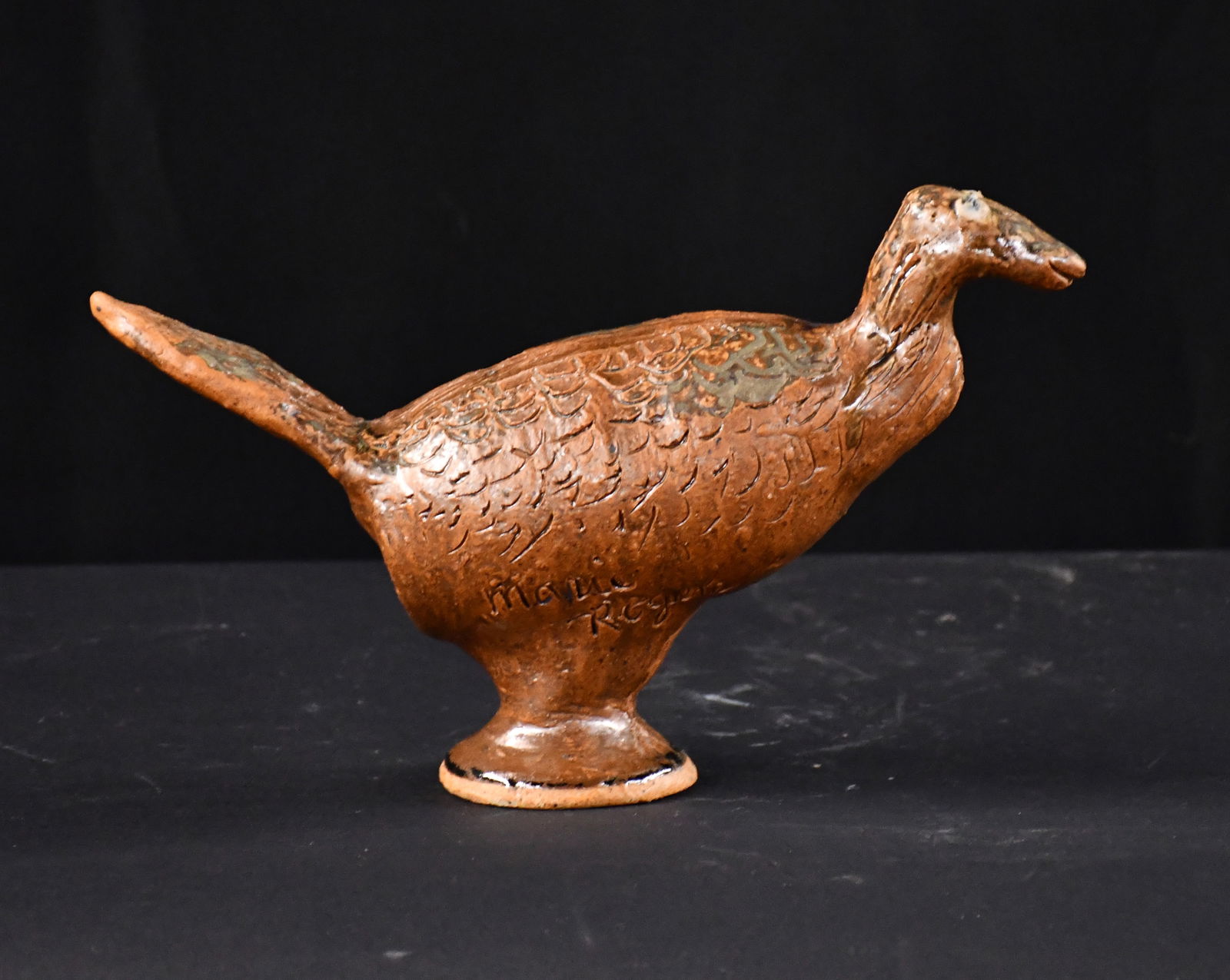 Marie Rogers. Pottery Quail. (1 of 4)