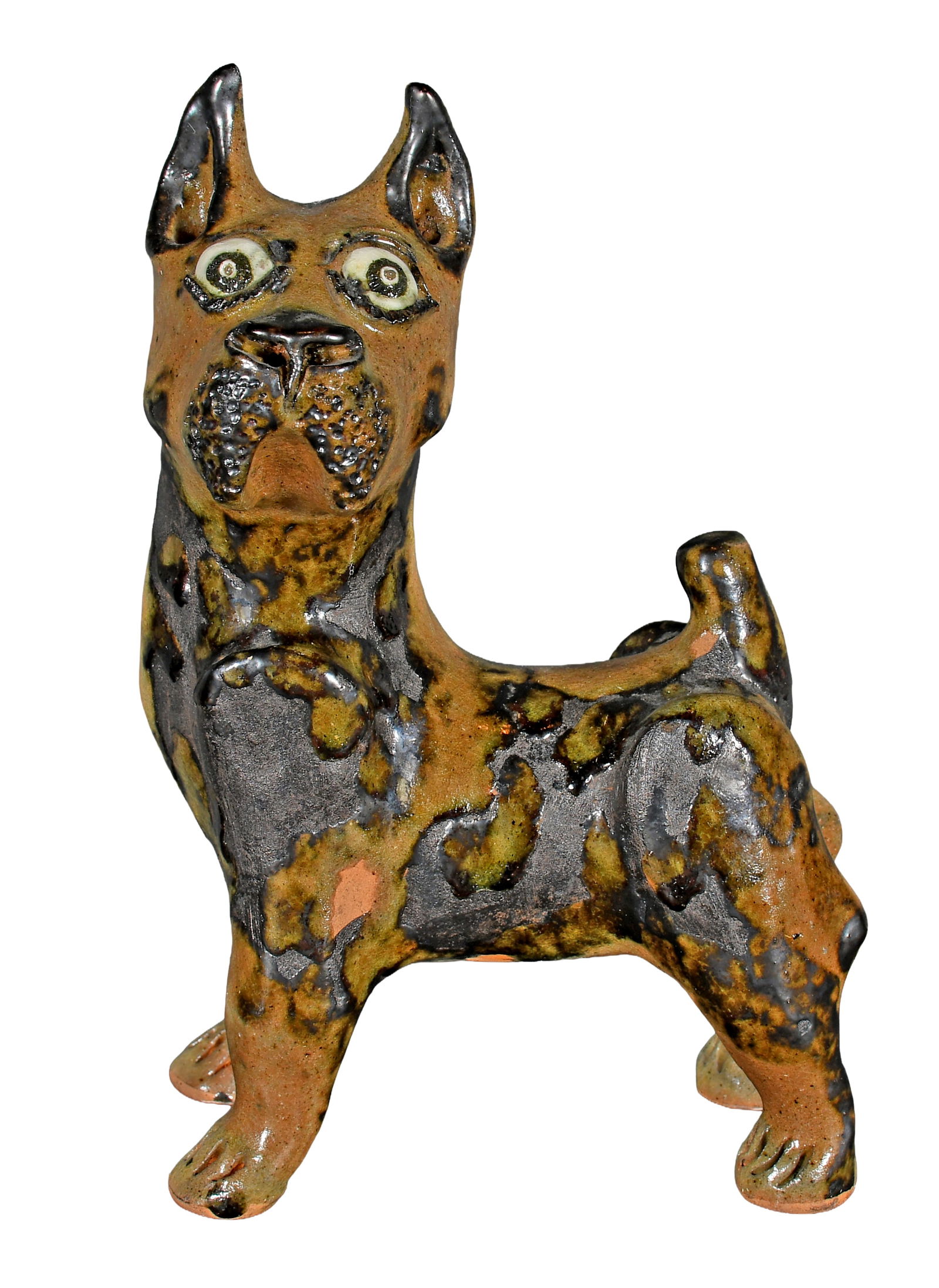 Billy Ray Hussey. Pottery Dog. (1 of 4)