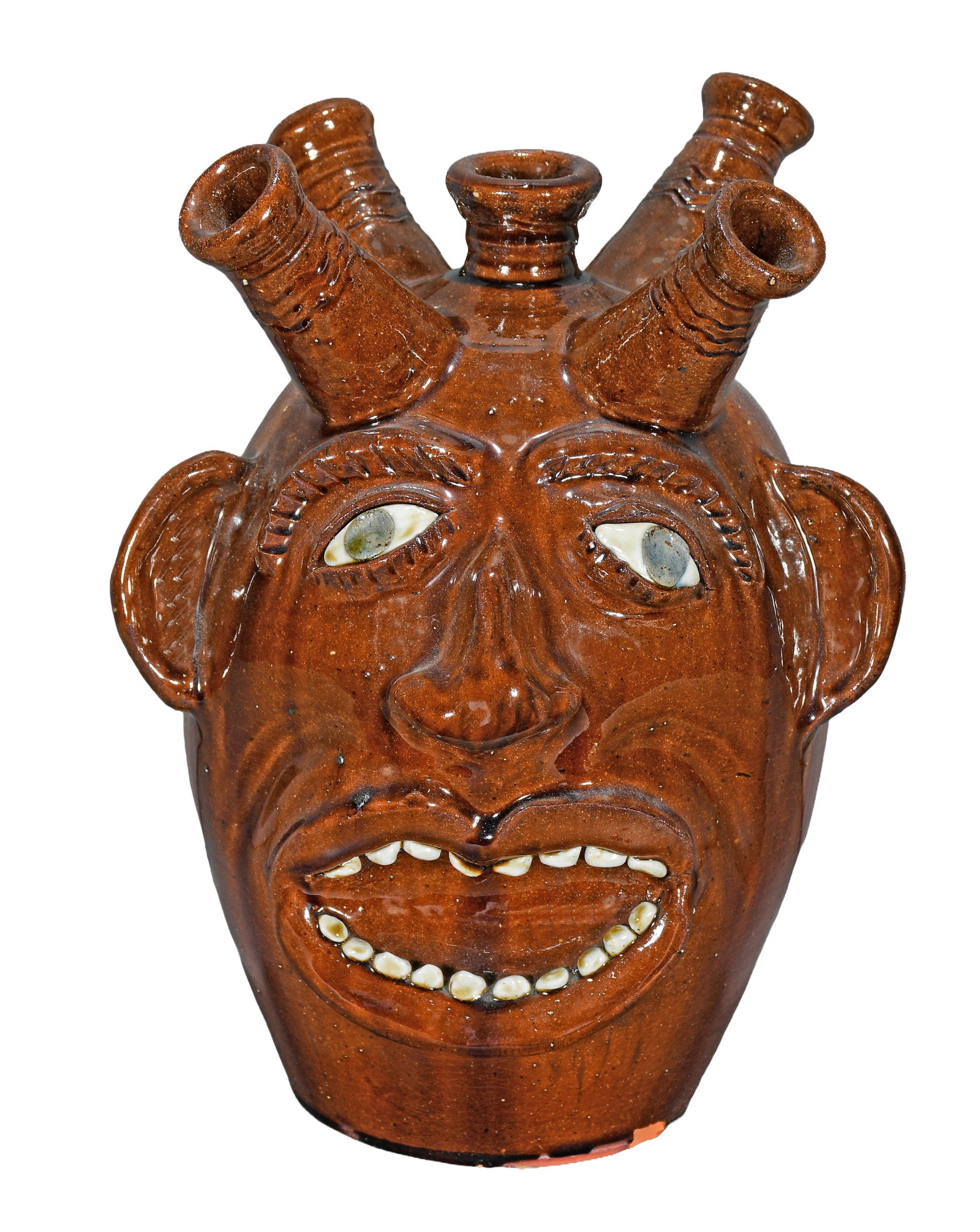Albert Hodge. Wedding Vase Face Jug. (1 of 4)