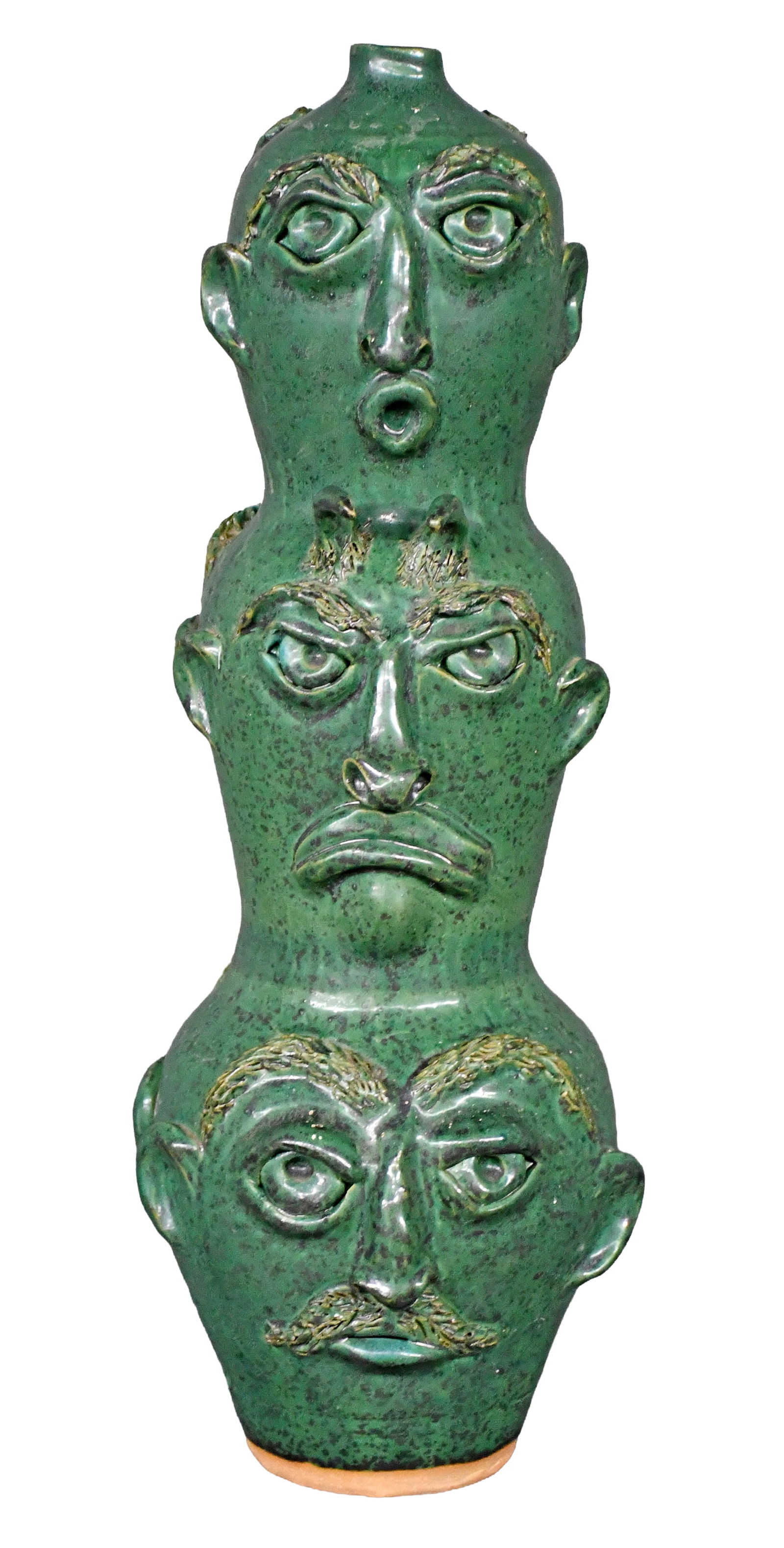 Vicki Miller. Double Face Three Totem Jug. (1 of 6)