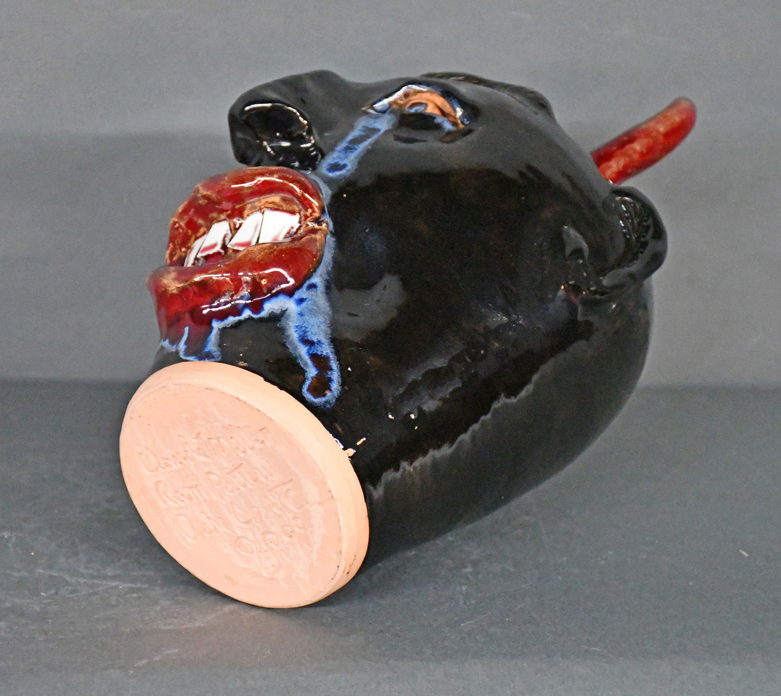 Claude Miller. Devil Face Jug. - 5