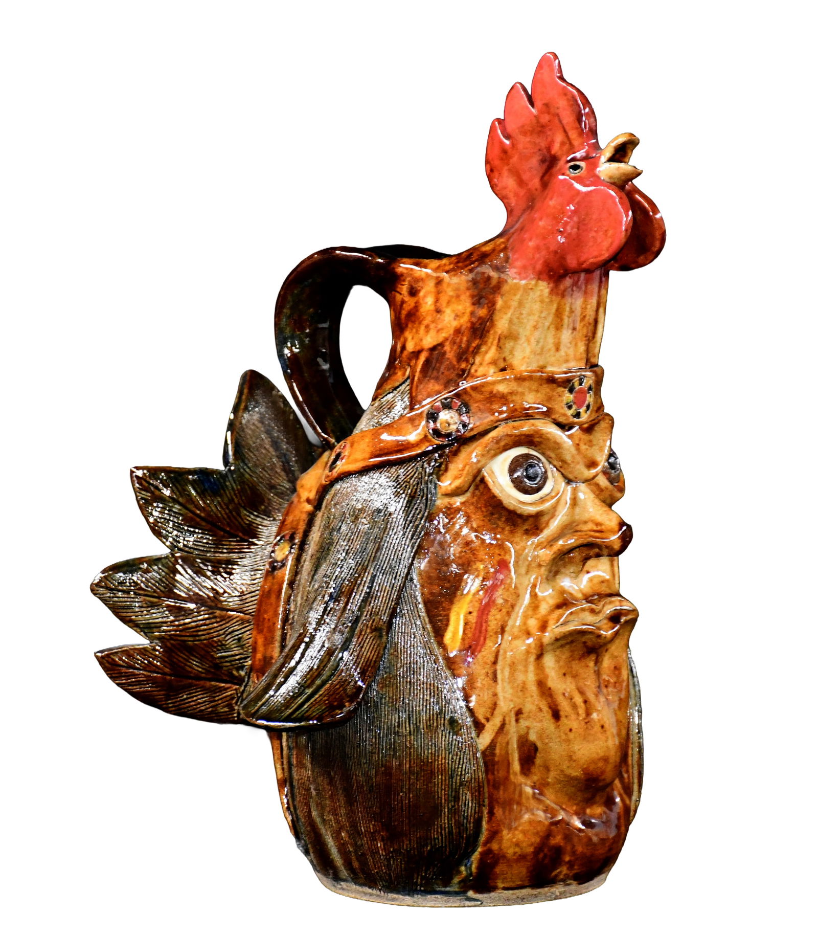 Steve Turpin. Rooster Chief.: Steve Turpin. Rooster Chief. 2003. Signed, dated and titled. Mint condition. 14" h. Est. $100-200. Ship: $100 Please Read Before You Bid: By registering for and/or placing a bid in any Slotin