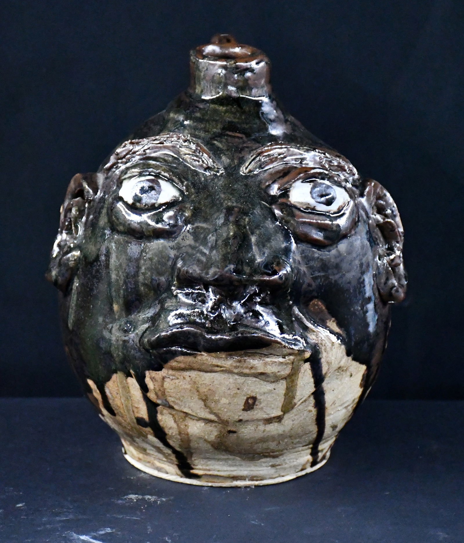 Half Gallon Face Jug. - 3