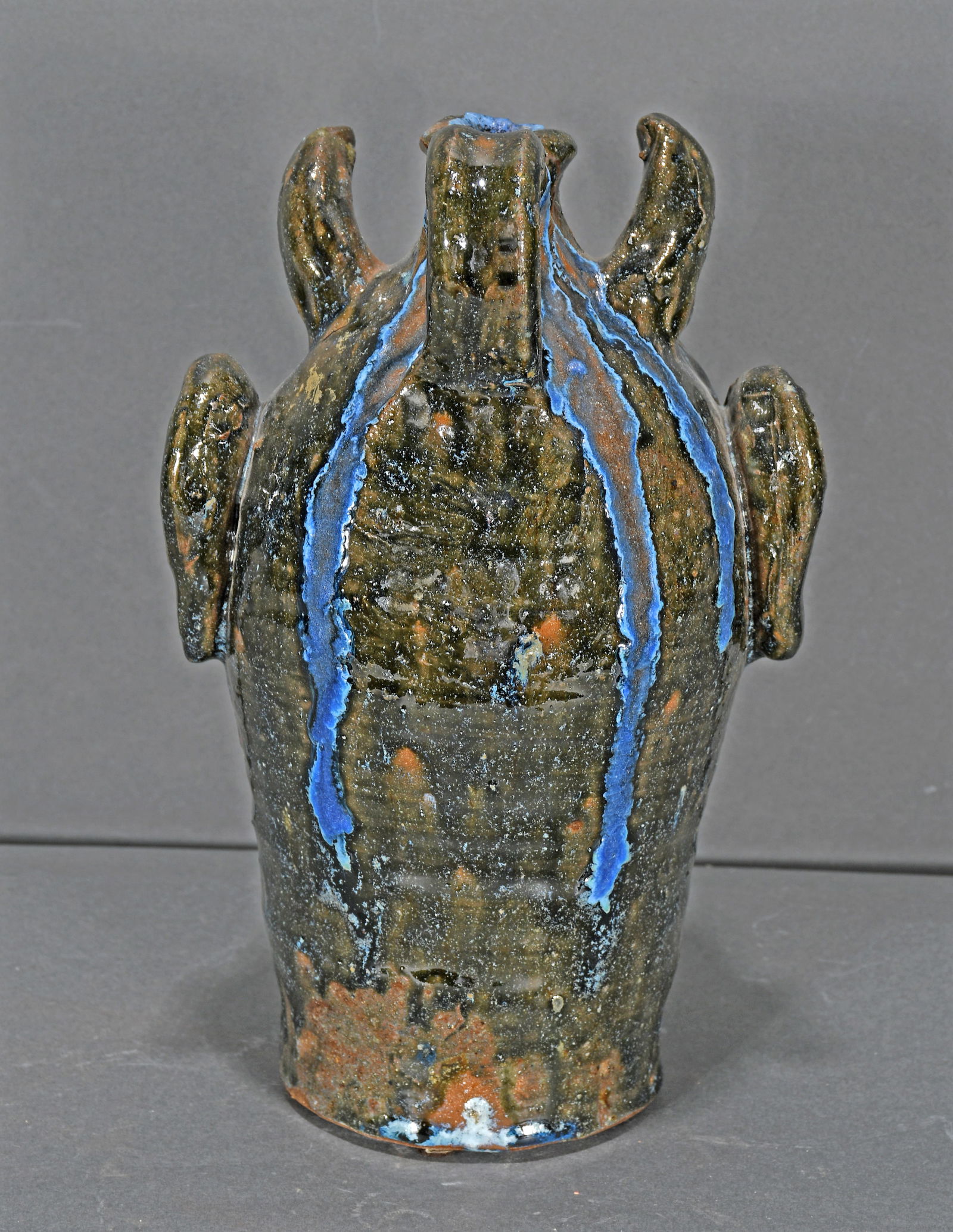 William Flowers. Devil Face Jug. - 2