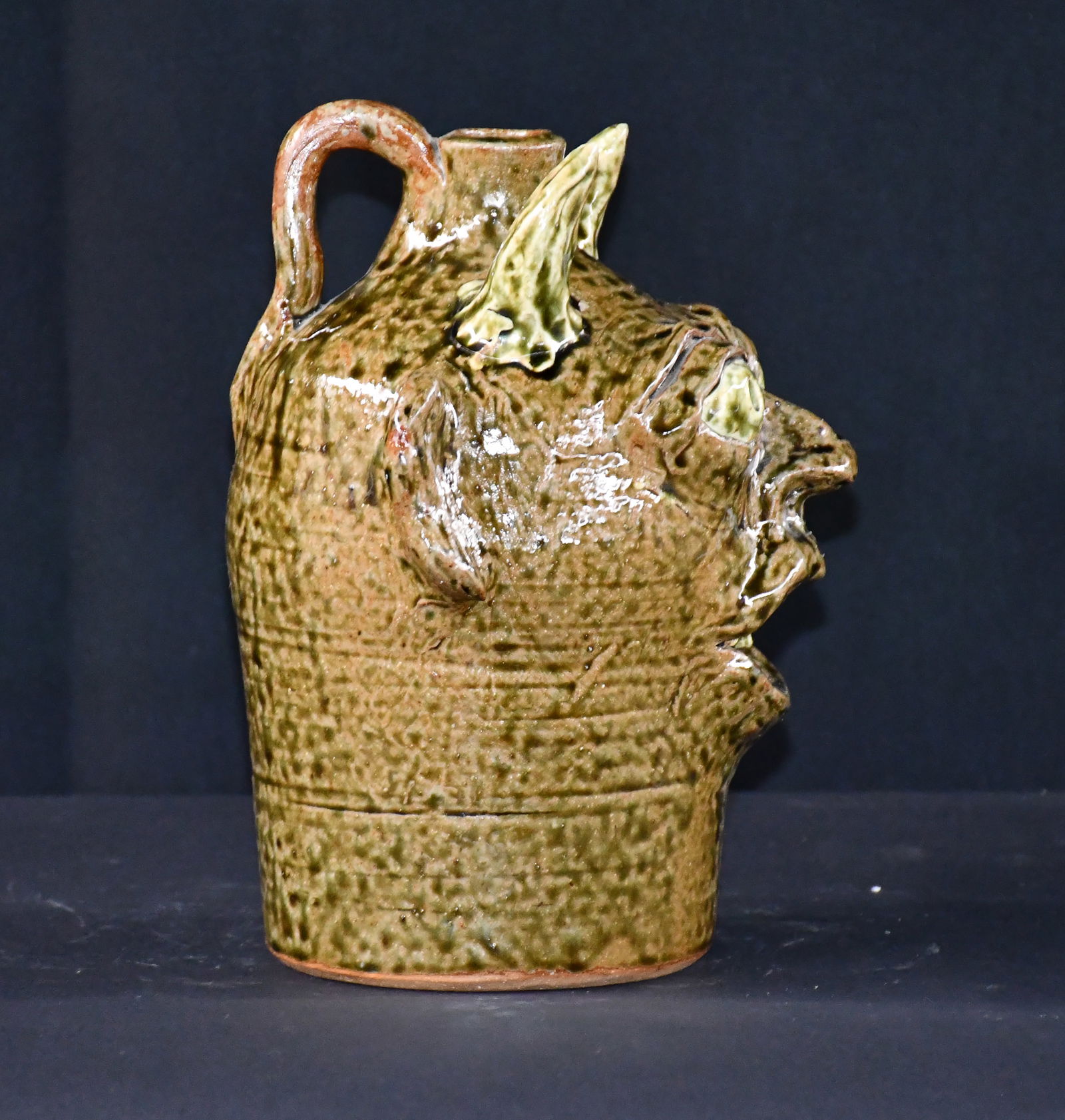 William Flowers. Devil Face Jug. - 3