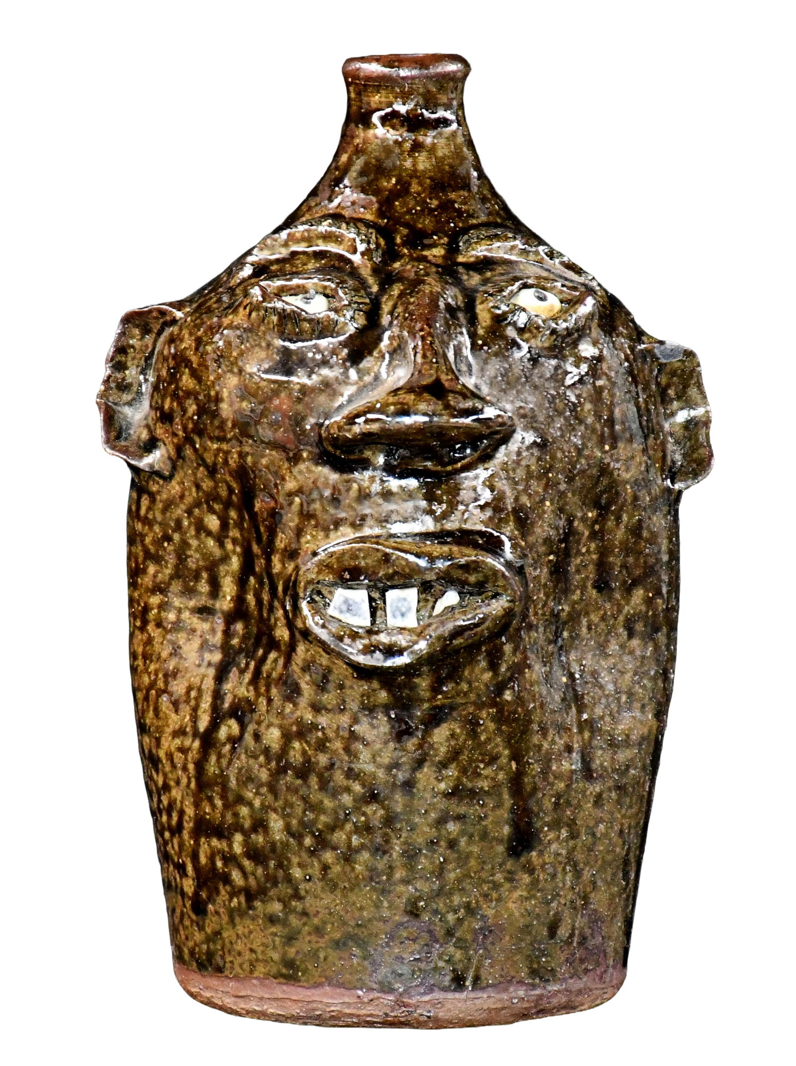 Billy Henson. Slender Face Jug.: Billy Henson. Slender Face Jug. 1990. Signed and dated. Mint condition. 9.5" h. Est. $100-200. Ship: $55 Please Read Before You Bid: By registering for and/or placing a bid in any Slotin Auction,