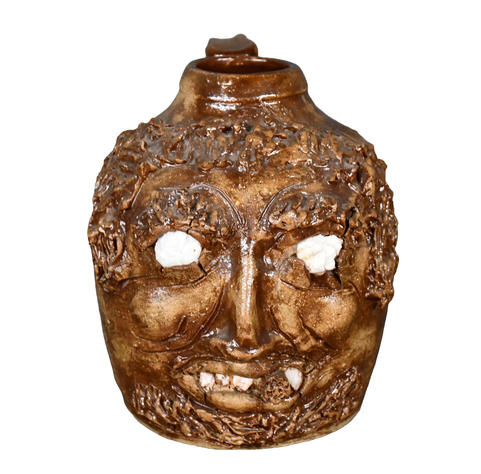 Sue Gerard. Face Jug.: Sue Gerard. Face Jug. #35. 1988. Signed, dated, and numbered. Mint condition. 6" h. Est. $50-100. Ship: $45 Please Read Before You Bid: By registering for and/or placing a bid in any Slotin