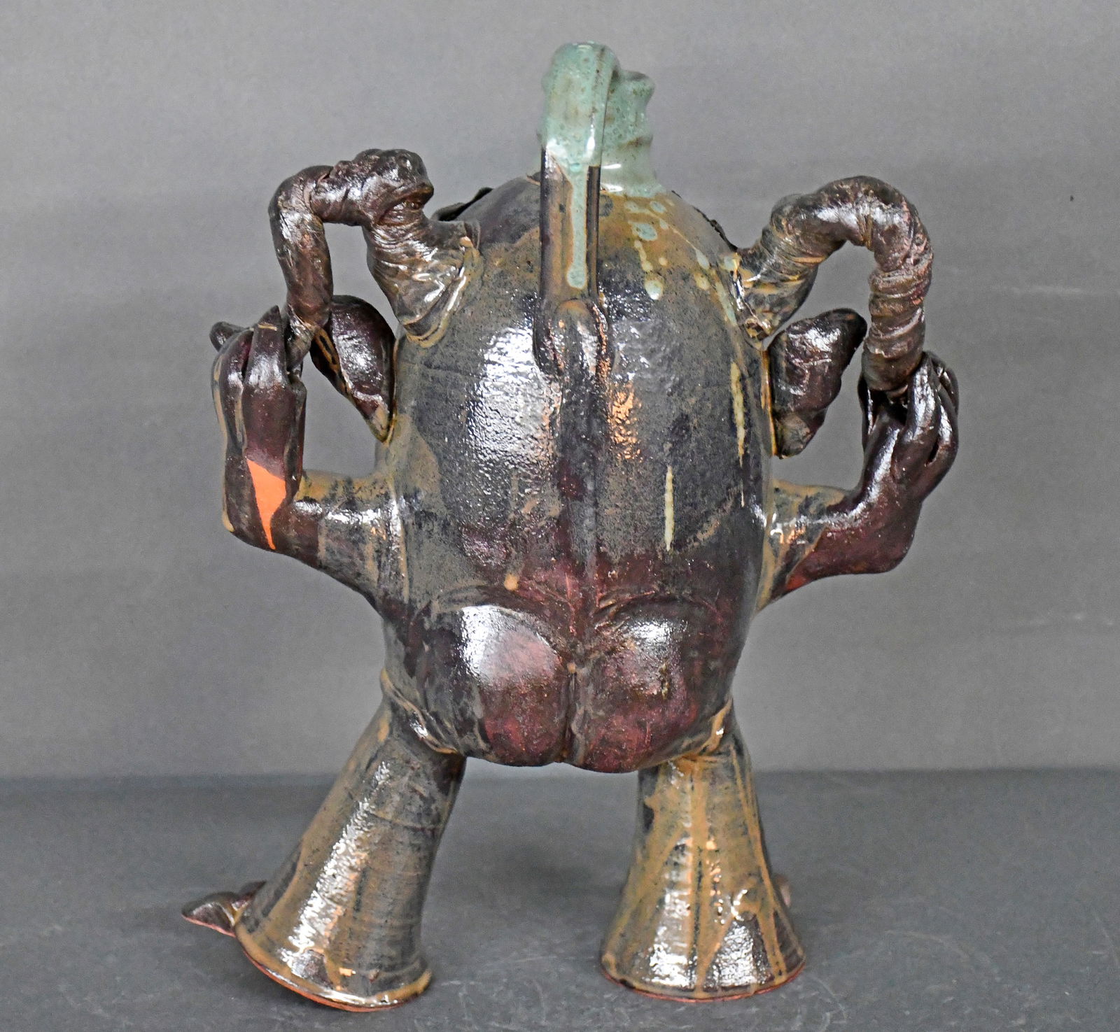 Yvette Lepley. Figural Devil Jug. - 2