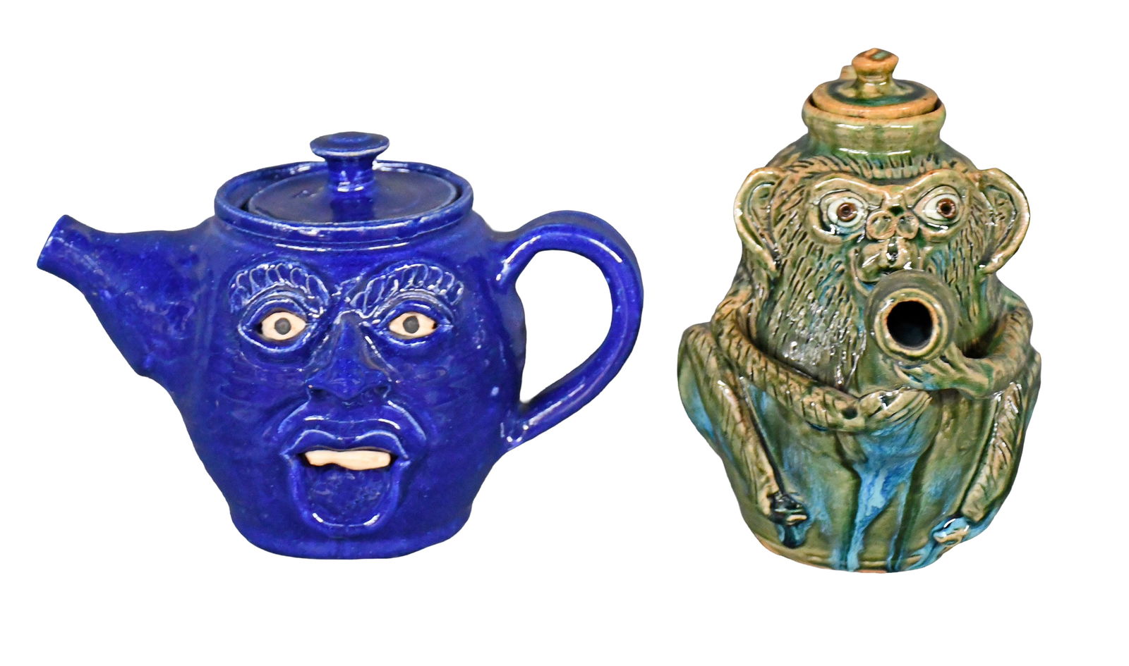 Albert Hodge and Kim Black. Pair of Teapots. (1 of 3)
