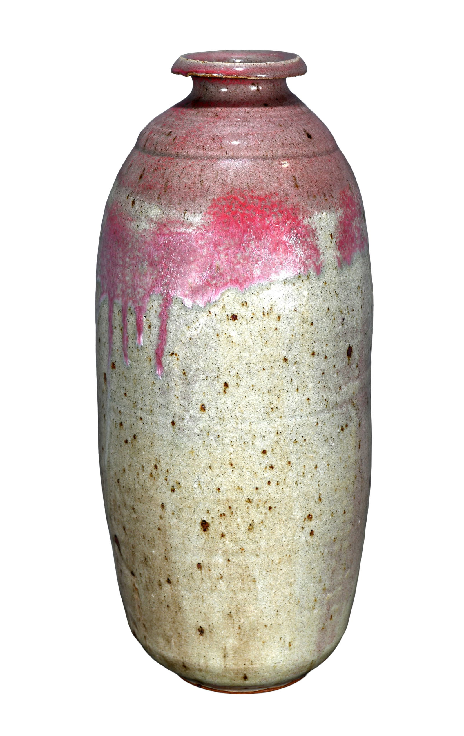 Bob Owens. Tall Cylindrical Vase. (1 of 4)