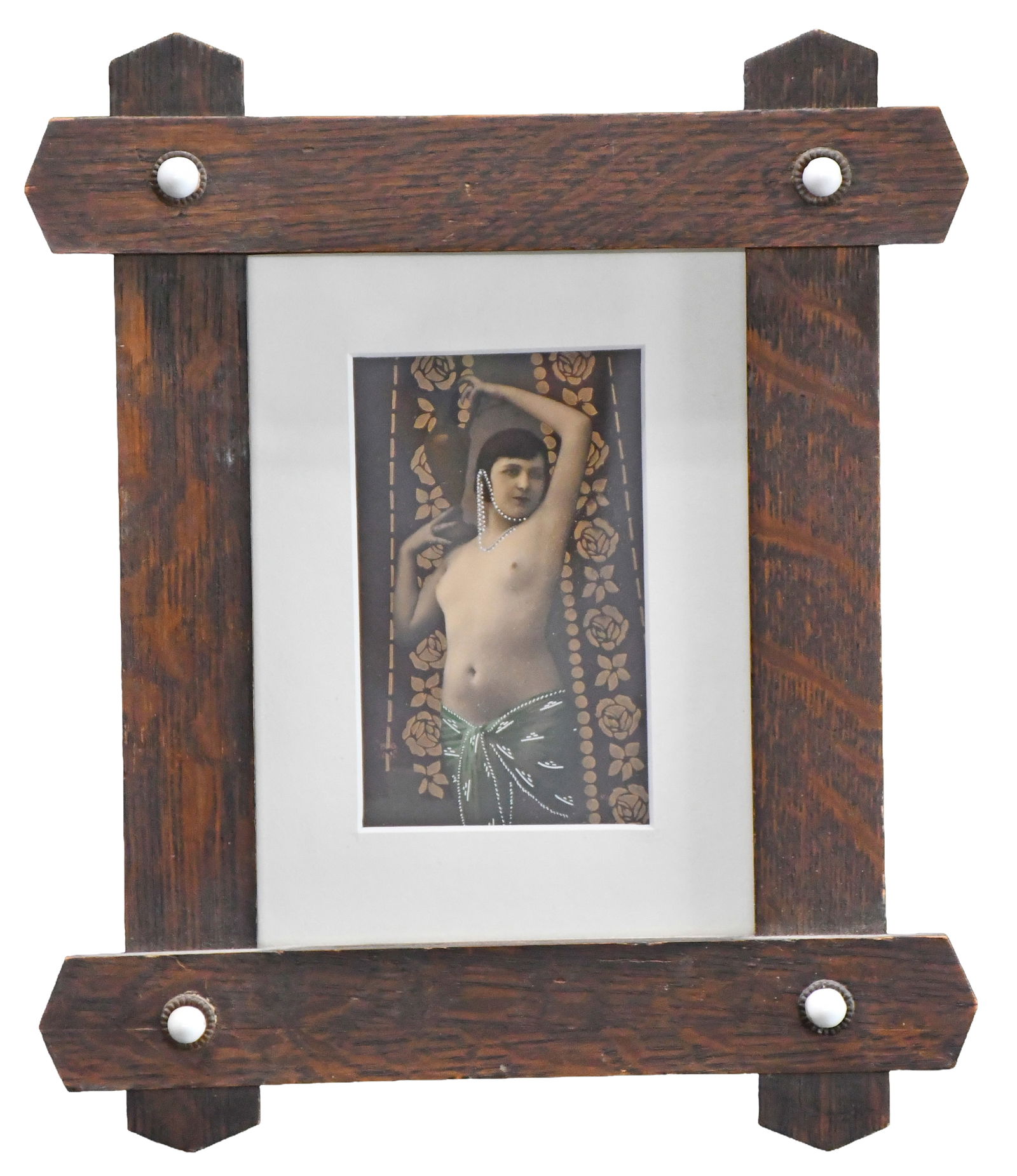 Anonymous. Nude with Vase.: Anonymous. Nude with Vase. c. 1926. Not signed. Hand-colored and painted photo. Excellent condition. 10" w x 12" h with frame. Est. $200-300. Ship: $45 Please Read Before You Bid: By registering