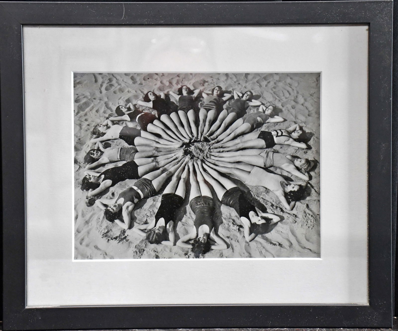 A.P. Photo. Bathing Girls: A.P. Photo. Bathing Girls. c. 1926. Black and white photo. Excellent condition. 13" w x 11" h with frame. Est. $200-400. Ship: $45 Please Read Before You Bid: By registering for and/or placing a