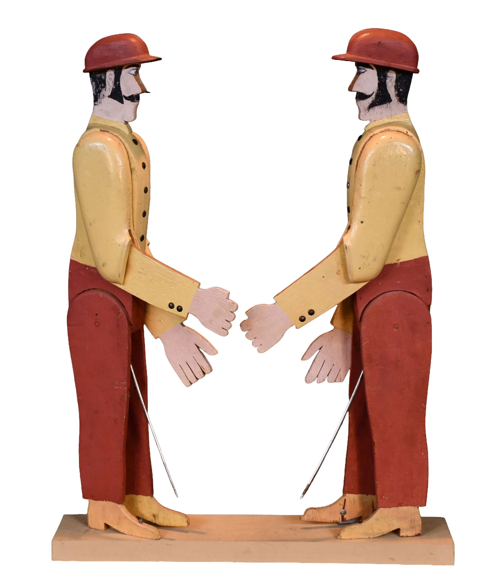 Pair of Figures From a Coal Miner Whirligig. (1 of 6)