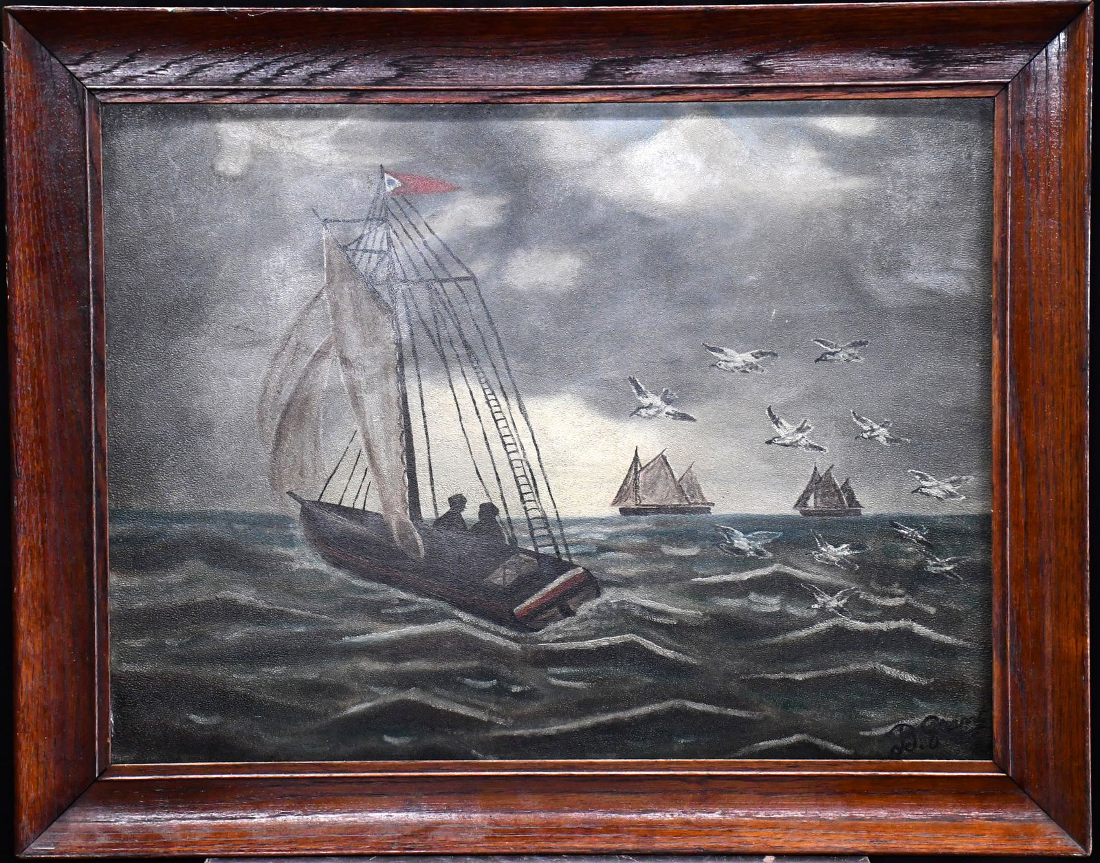 B. Grant. Sailboat Scene. (1 of 3)