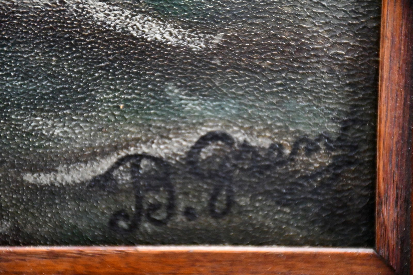 B. Grant. Sailboat Scene. - 2