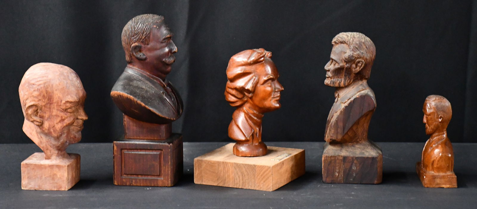 Five Presidents' Busts. - 2