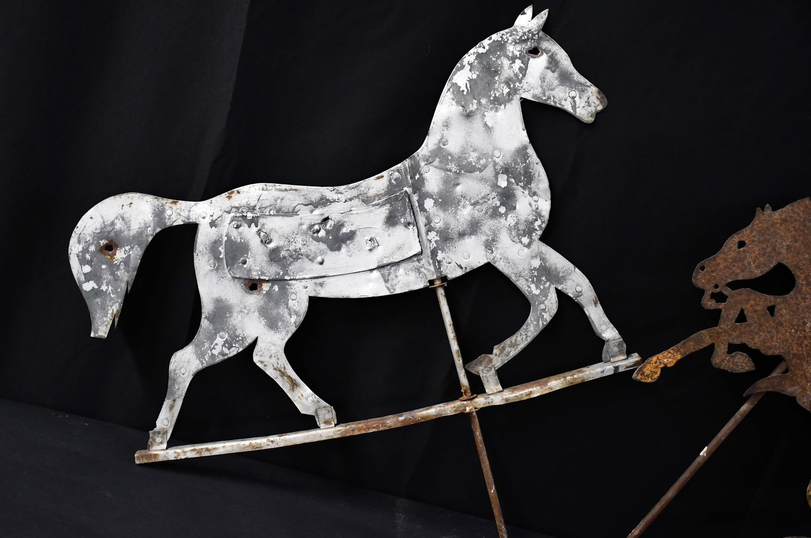 Three Horse Weathervanes. - 3