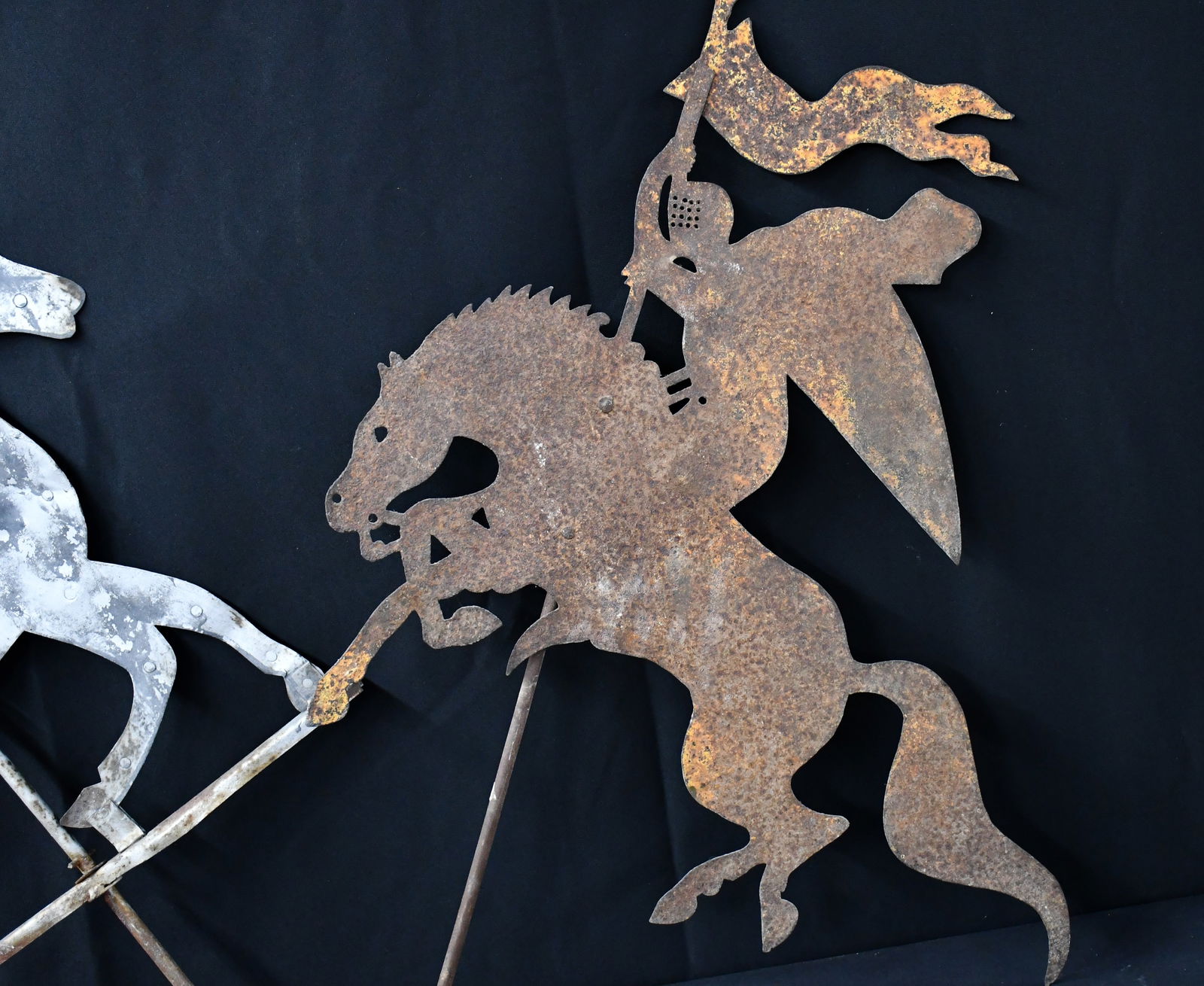 Three Horse Weathervanes. - 4