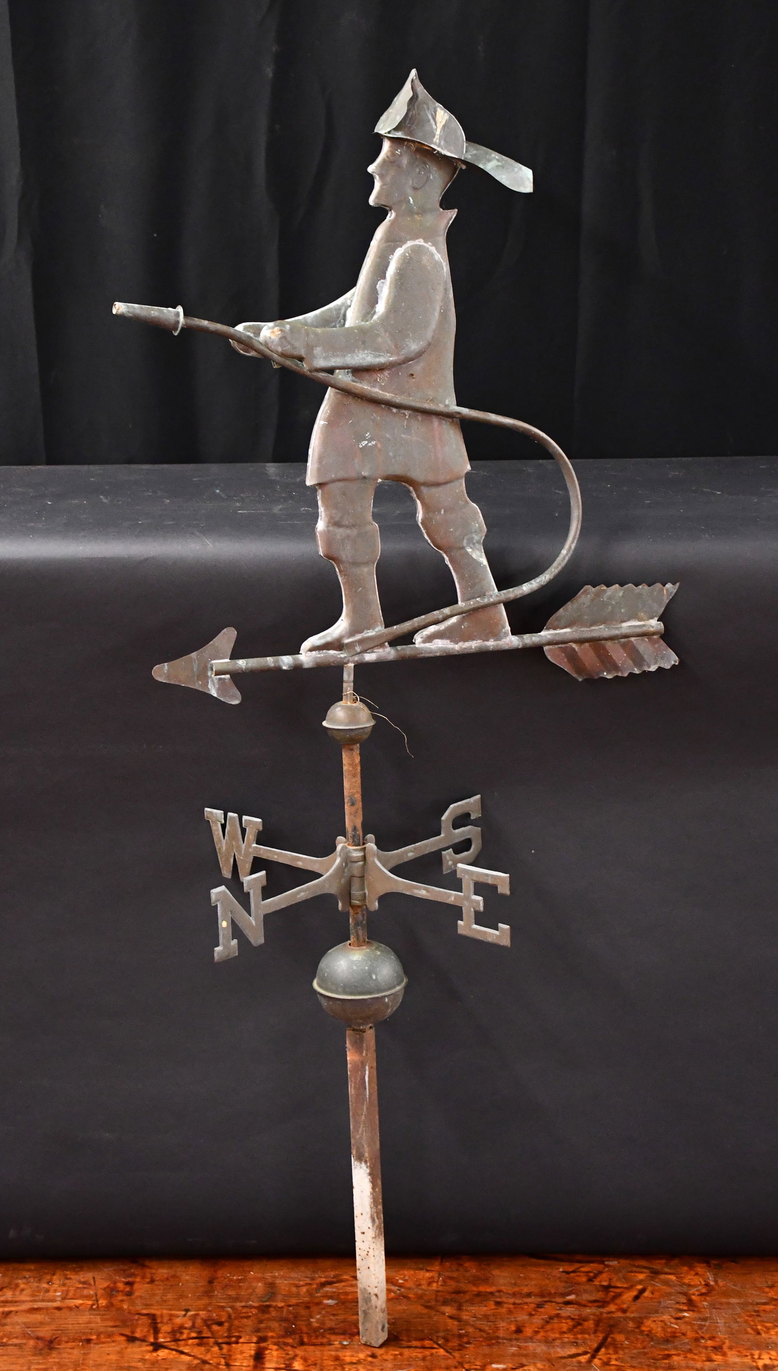 Fireman Weathervane. - 2