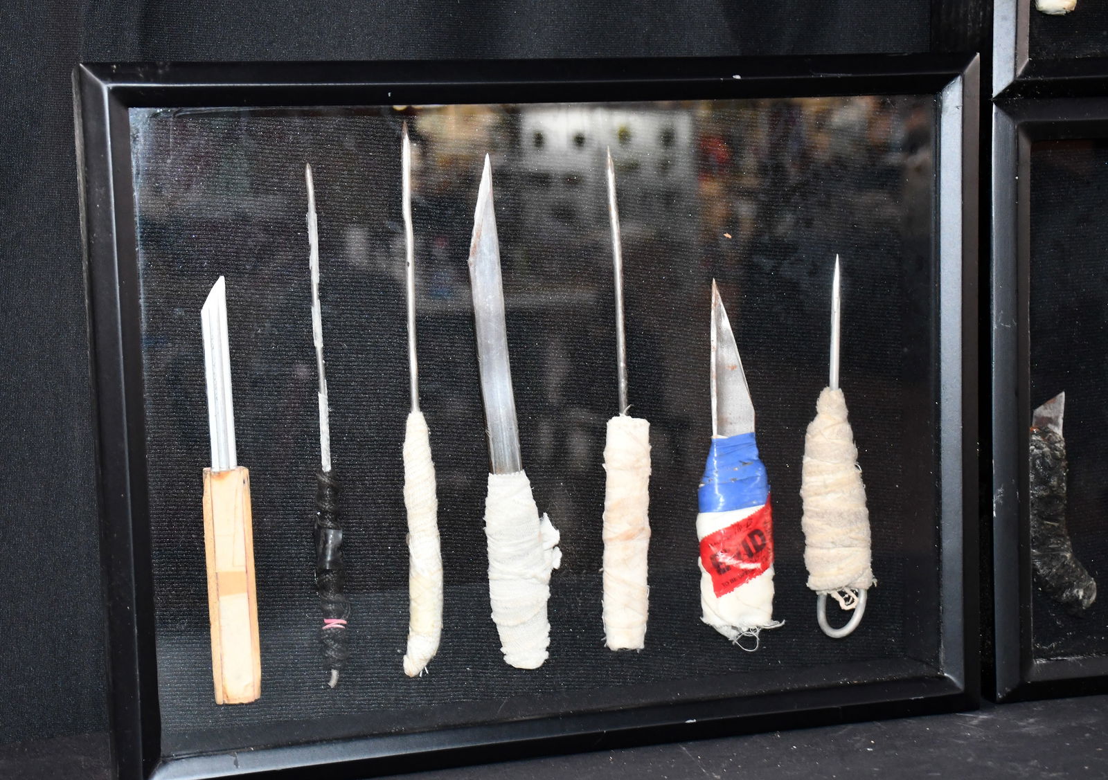 Three Framed Shank Groupings. - 2