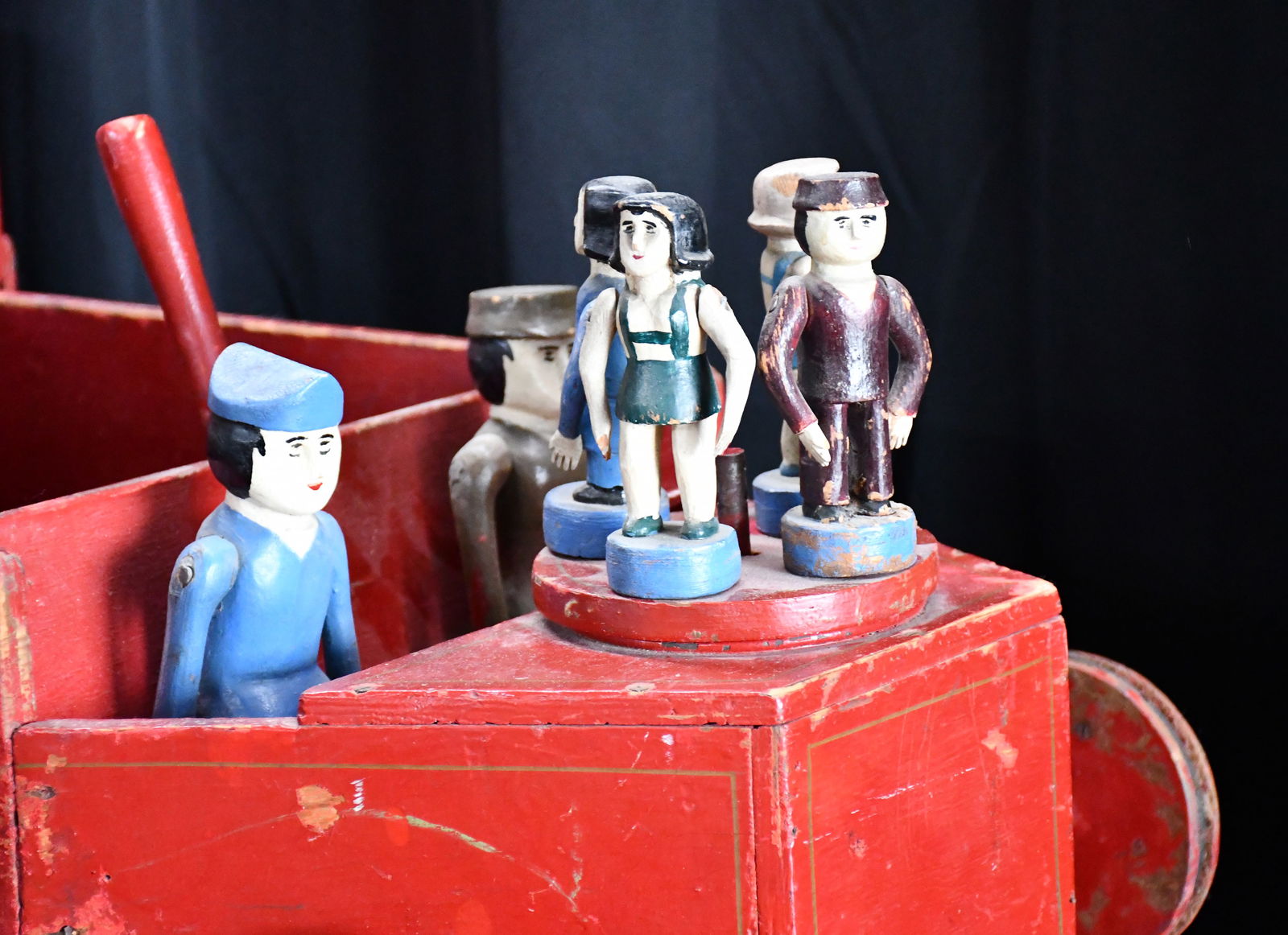 Child Seated Push Car with Moving Figures. - 2