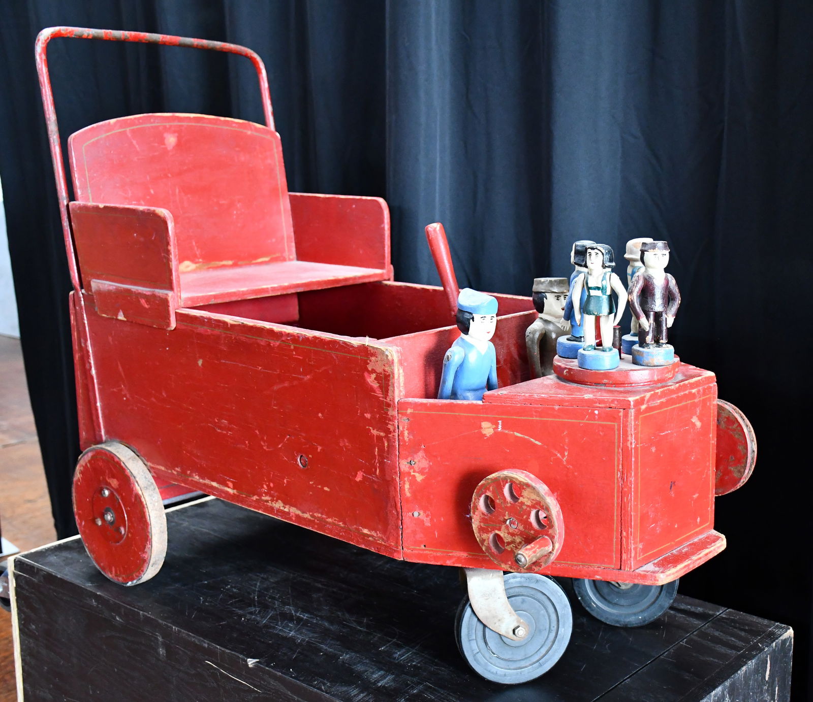 Child Seated Push Car with Moving Figures. - 4