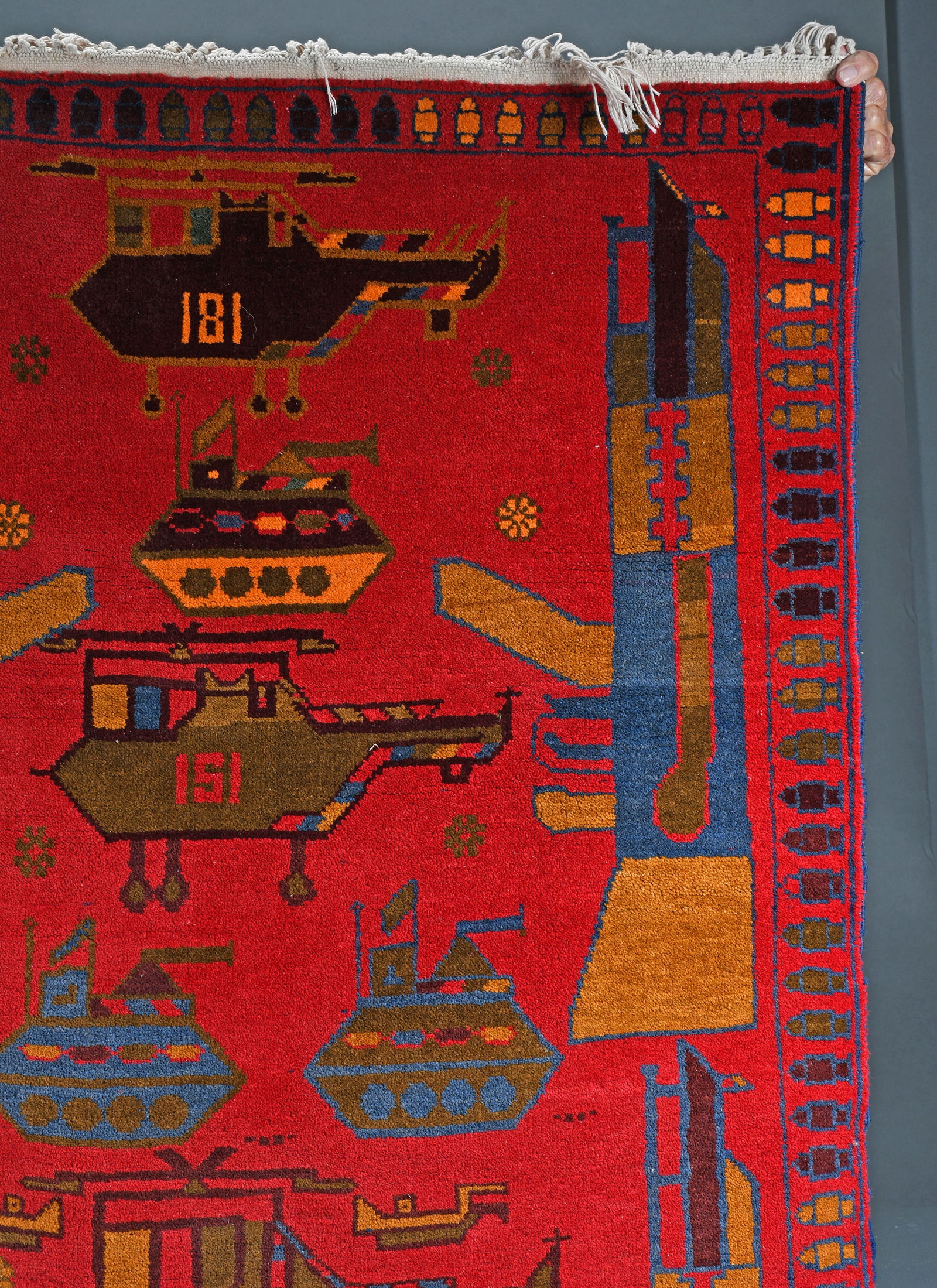 Afghan War Rug. - 2