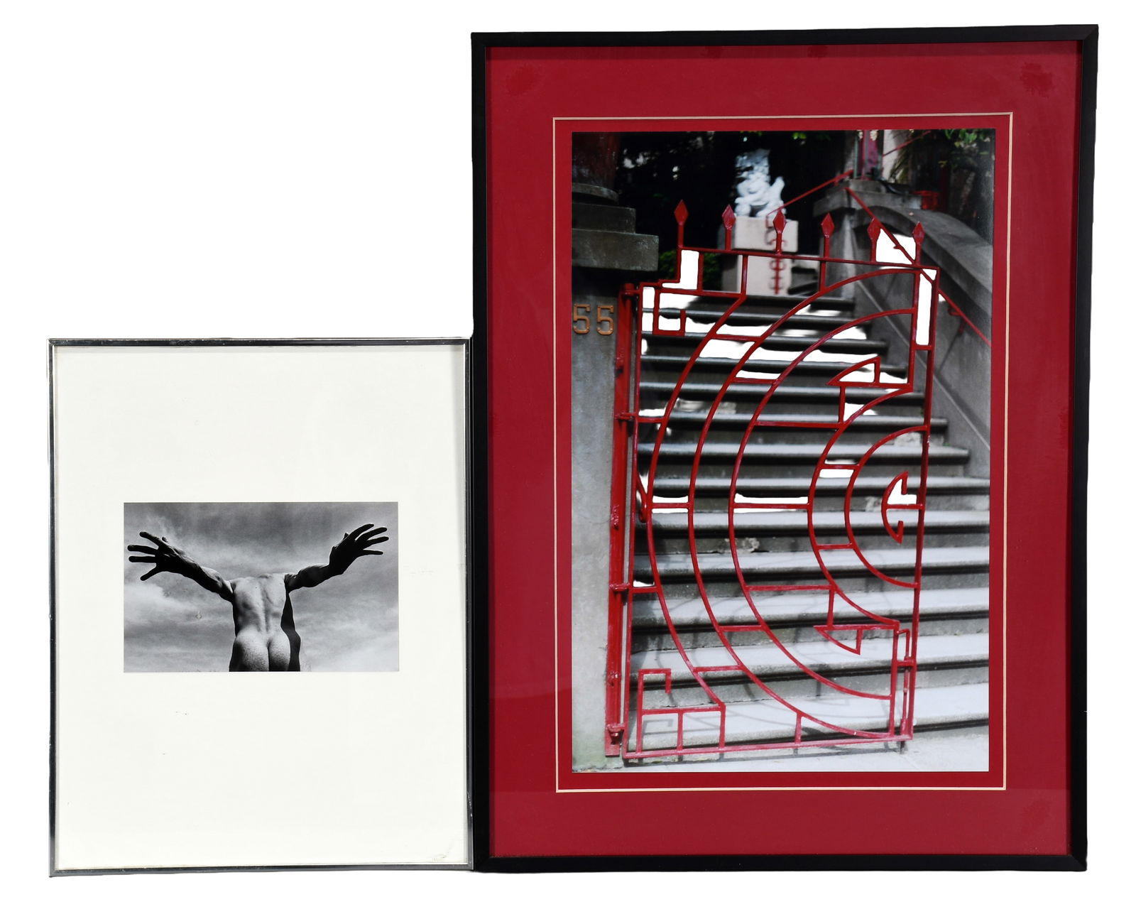 Ruby Wirsum. Red Gate and Nude Photographs.: Ruby Wirsum. Red Gate and Nude Photographs. Red Gate 2006, Ed. 1 of 3. Largest is 16" w x 22" h including frame. Provenance: Phyllis Kind Gallery. Jean Albano Gallery, Chicago, IL. Est. $25-50. Ship: