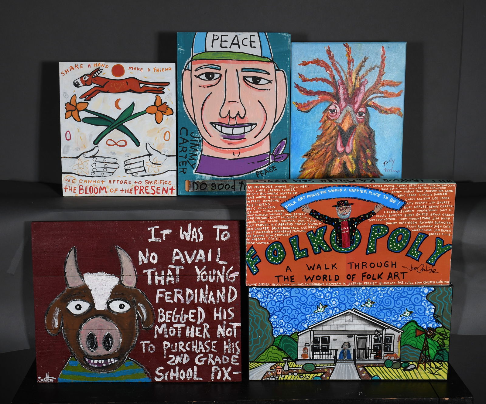 Ken Pease, Trelane, Carlisle, Romey, Blevins, McQueen. 6 Works. (1 of 2)