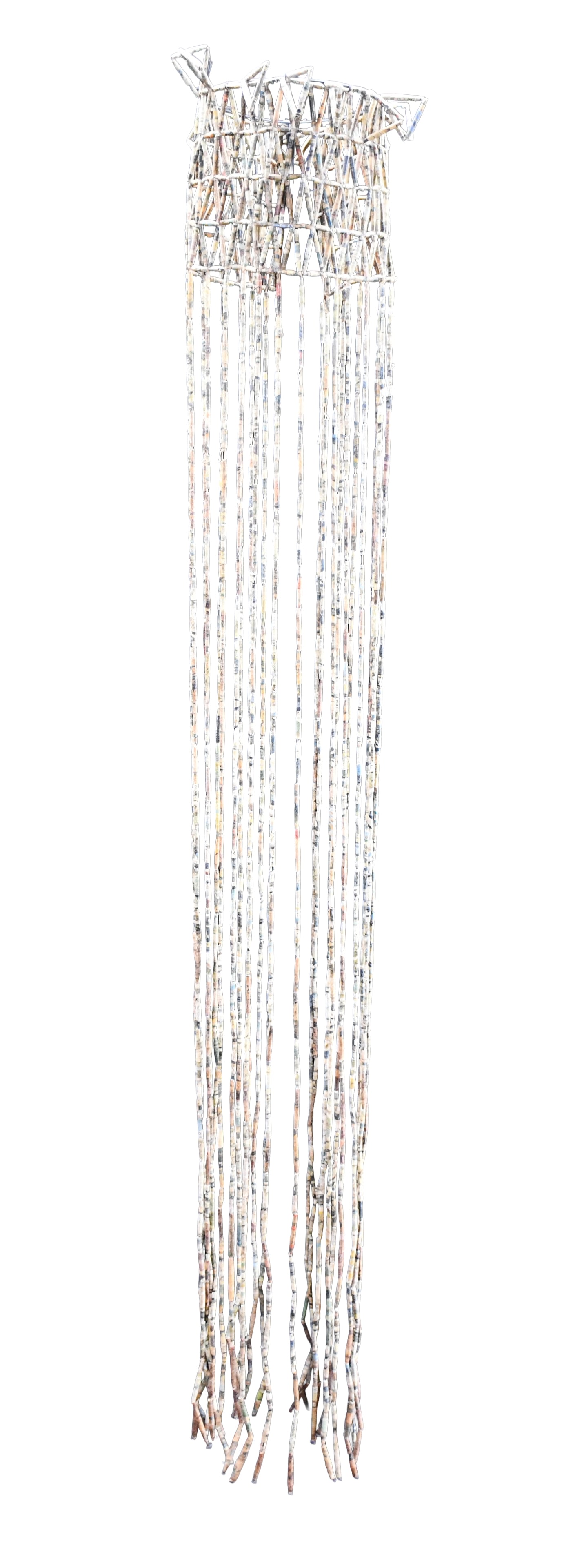 Rolled Paper Crown Modern Art Sculpture. (1 of 4)