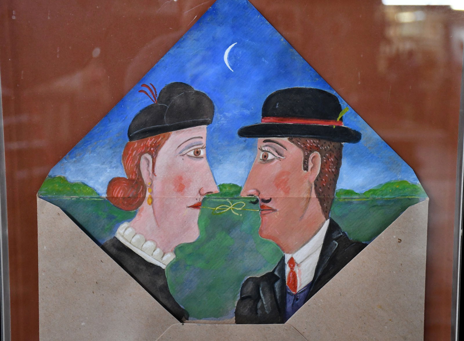 Benjamin Levy. Couple in Envelope. - 2