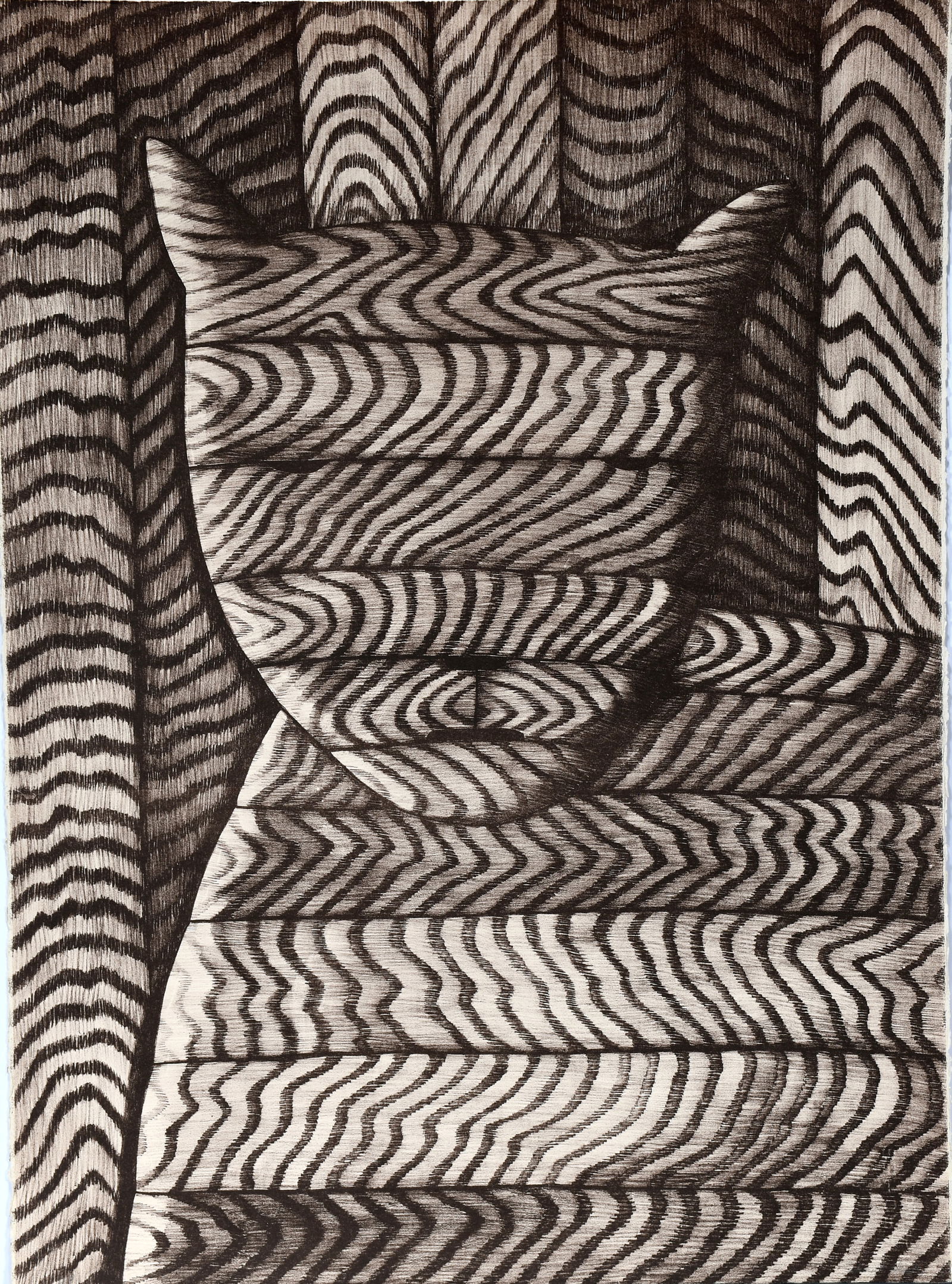 Julia Schmidt Healy Cat Artist Proof.: Julia Schmidt Healy. Cat. 1977. Signed, titled and dated. Artist Proof. Great condition. 22.5" w x 30" h. Provenance: Phyllis Kind Gallery. Est. $100-200. Ship: $75 Please Read Before You Bid: By