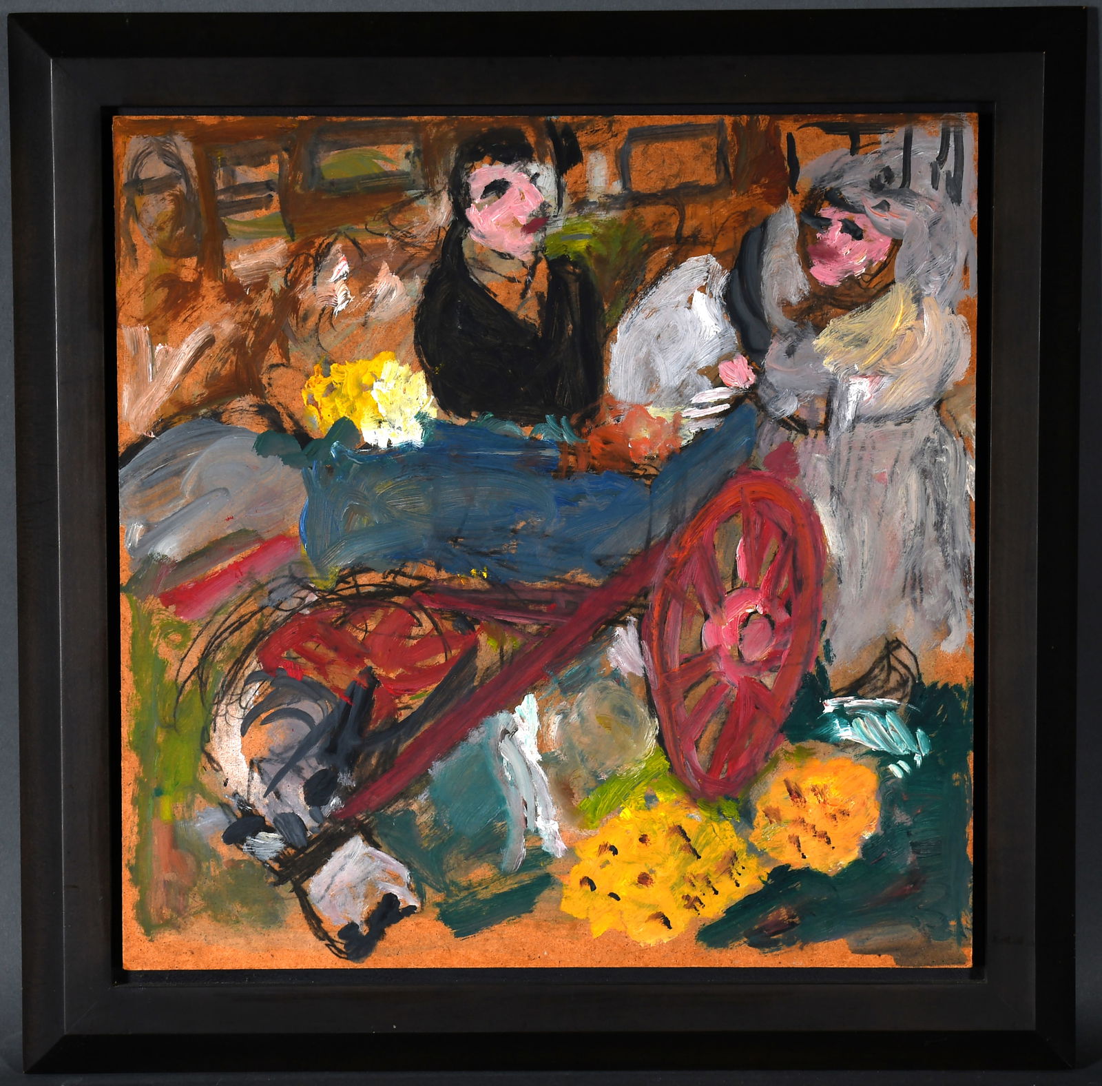 Justin McCarthy. Wagon At The Market. (1 of 2)