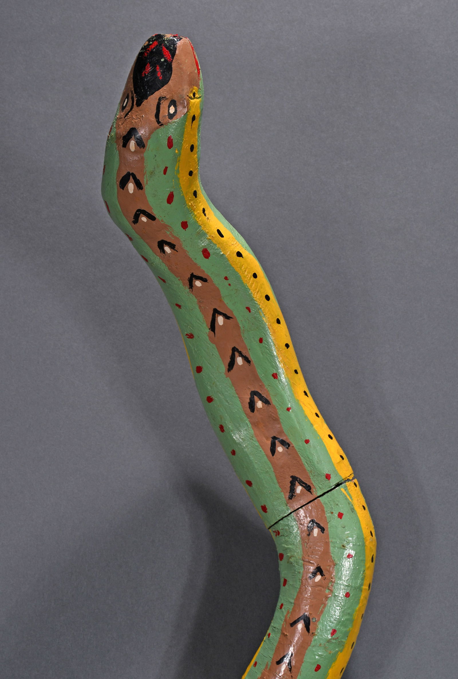 Miles Carpenter. Snake. - 2