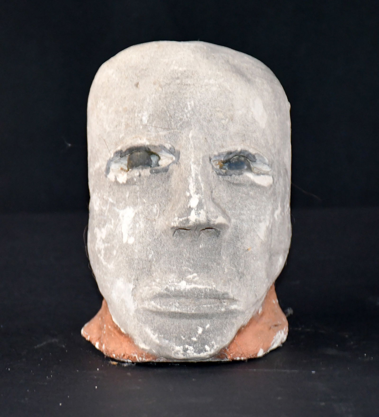 Son Thomas Jr. (Attributed). Cement Bust.: Son Thomas Jr. (Attributed). Cement Bust. Paint on mixed media cement. Good condition. 5.5" h. Est. $50-100. Ship: $45 Please Read Before You Bid: By registering for and/or placing a bid in any Slotin