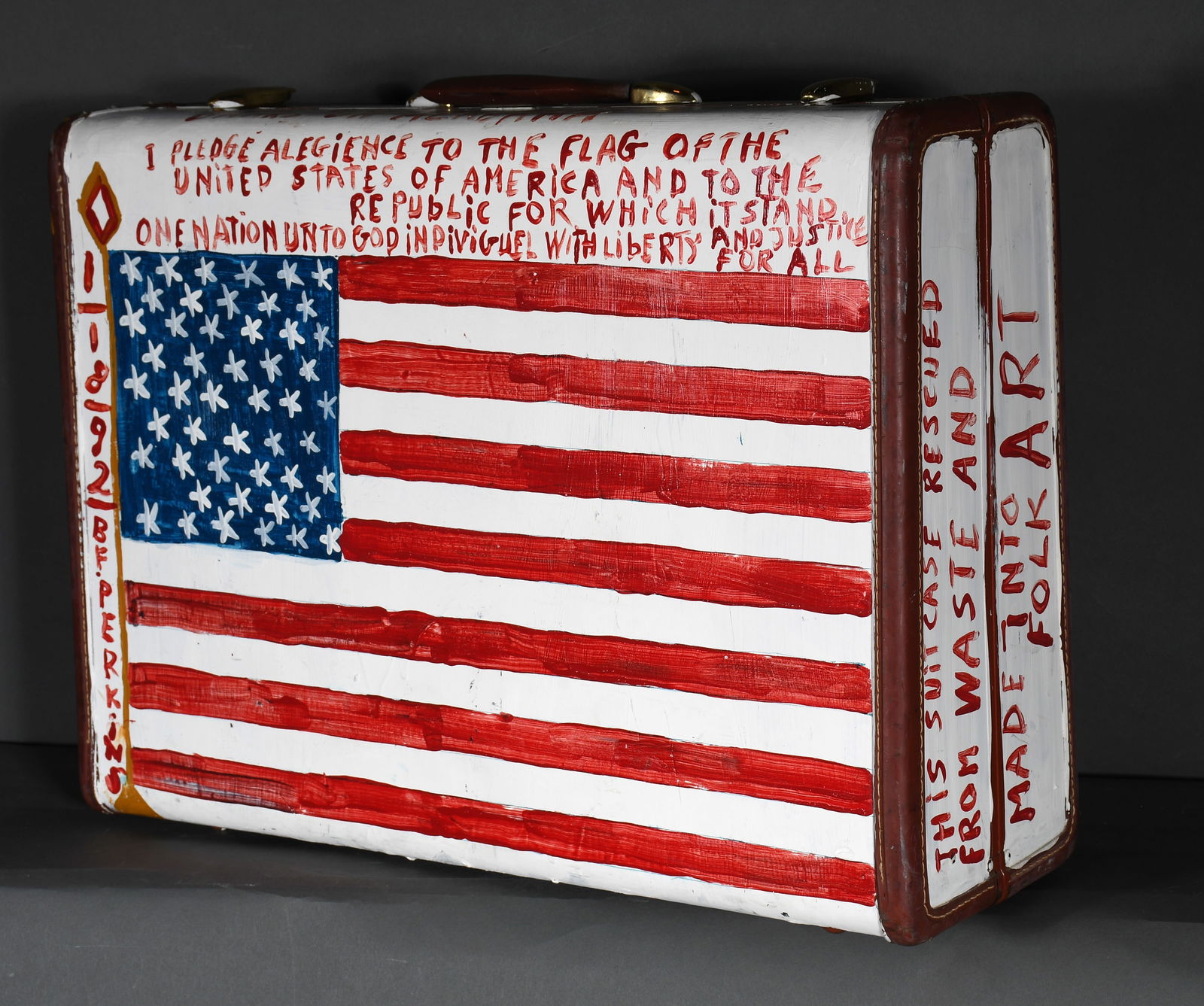 B.F. Perkins. Double-Sided Suitcase. - 4