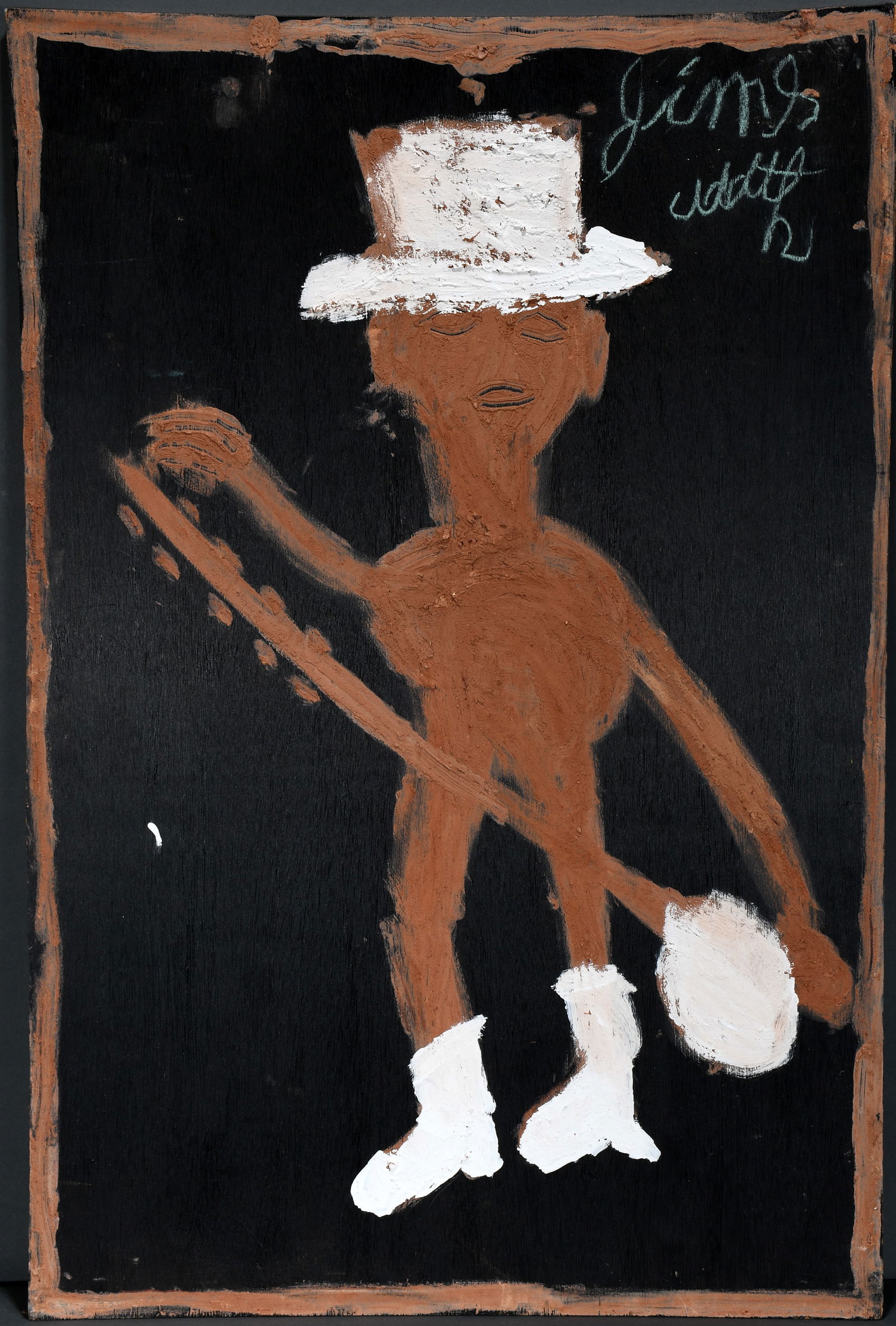 Jimmy Lee Sudduth. Banjo Player. (1 of 2)