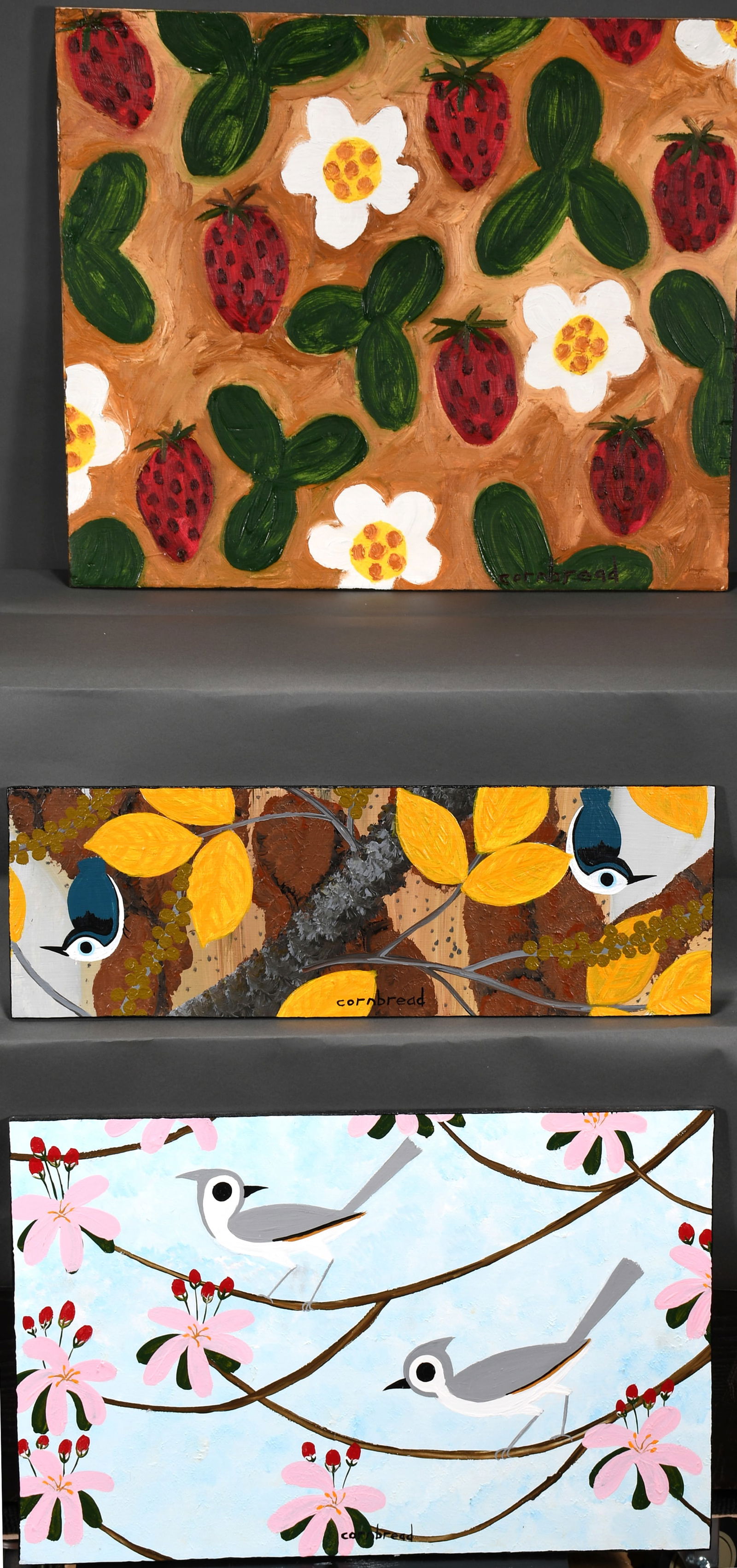 John Cornbread Anderson. Three Paintings. - 2