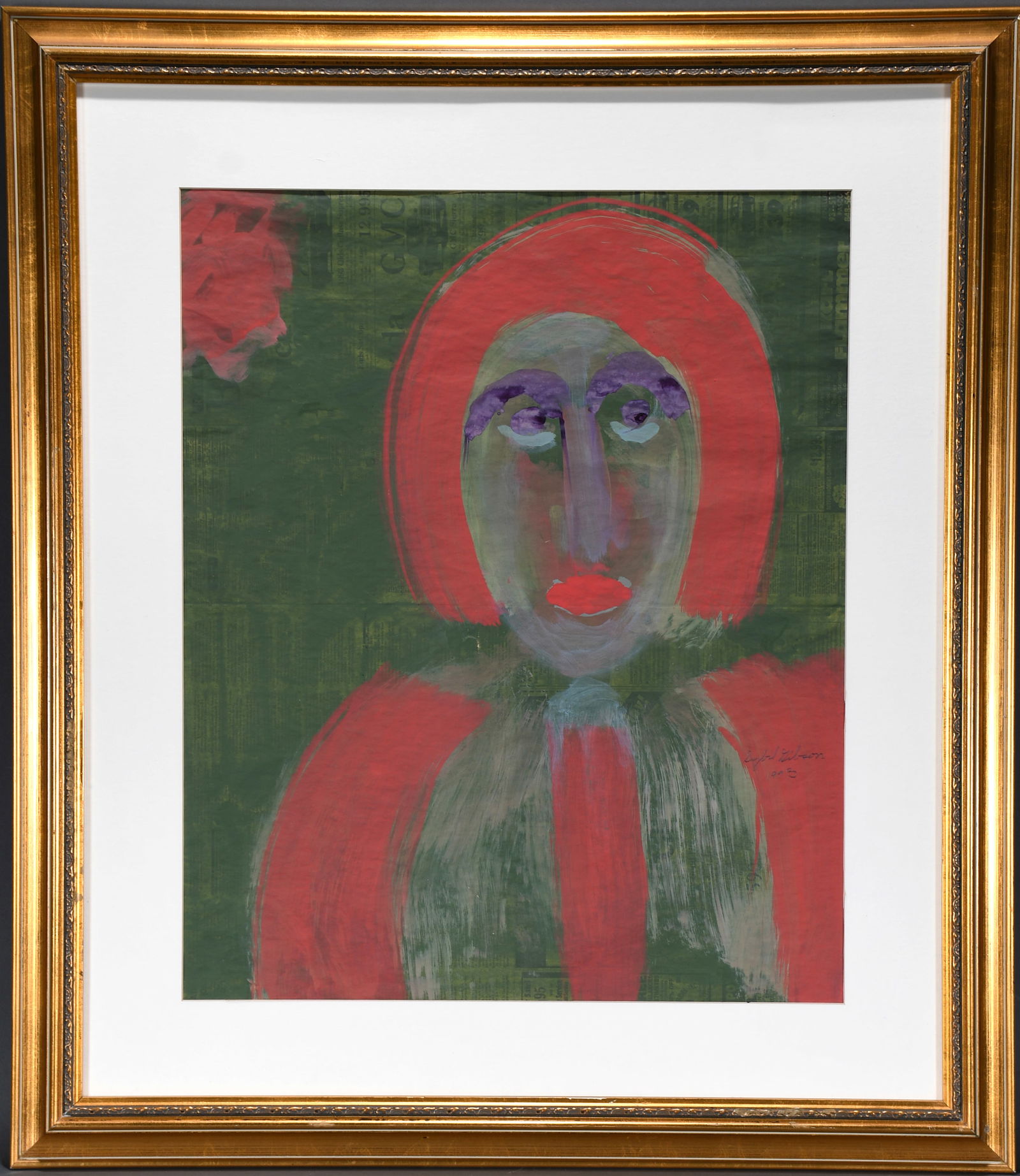 Sybil Gibson. Red Headed Portrait. (1 of 3)