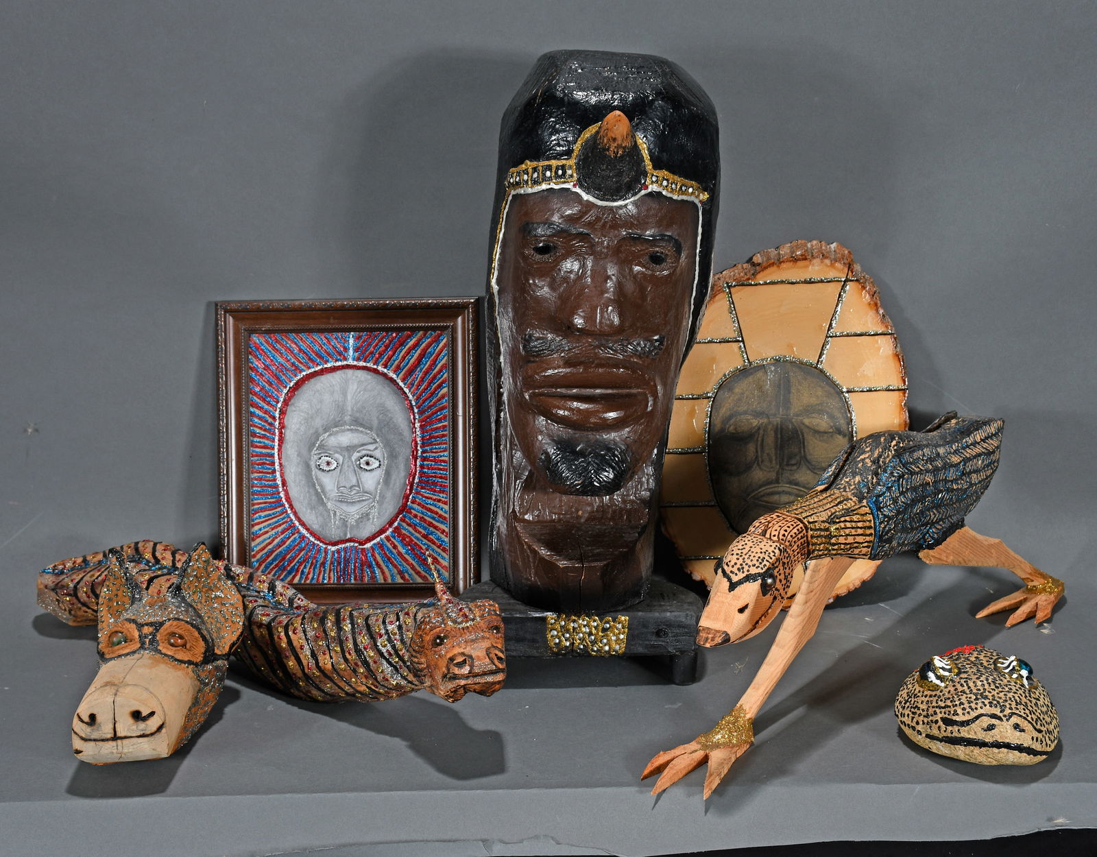 O.L. Samuels. Group Lot of Seven Pieces. (1 of 3)