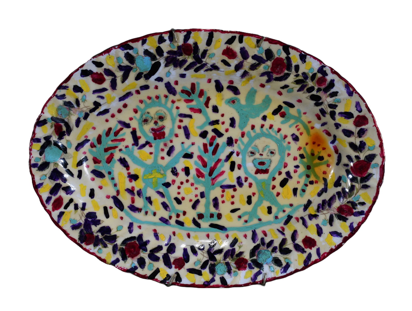 George Andrews. Painted Plate. (1 of 4)