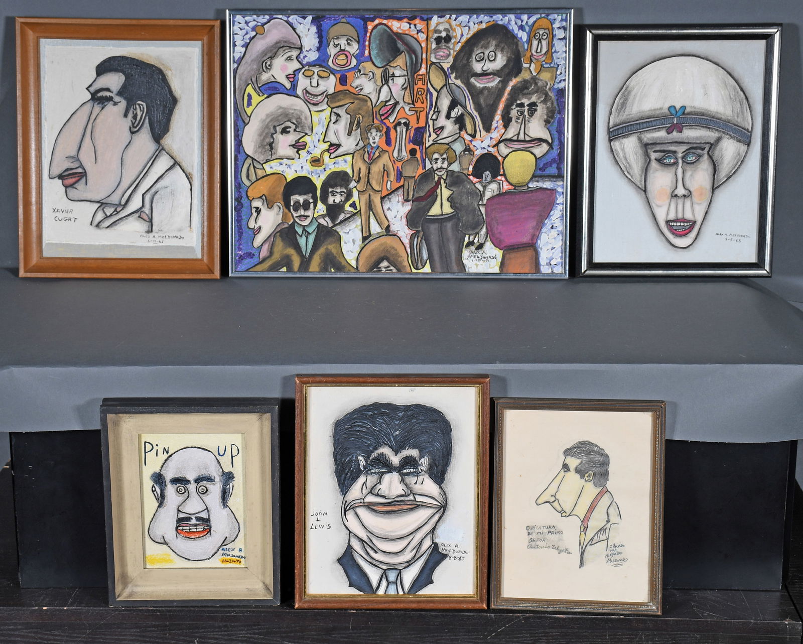 Alex Maldonado. Group of Six Works. (1 of 5)