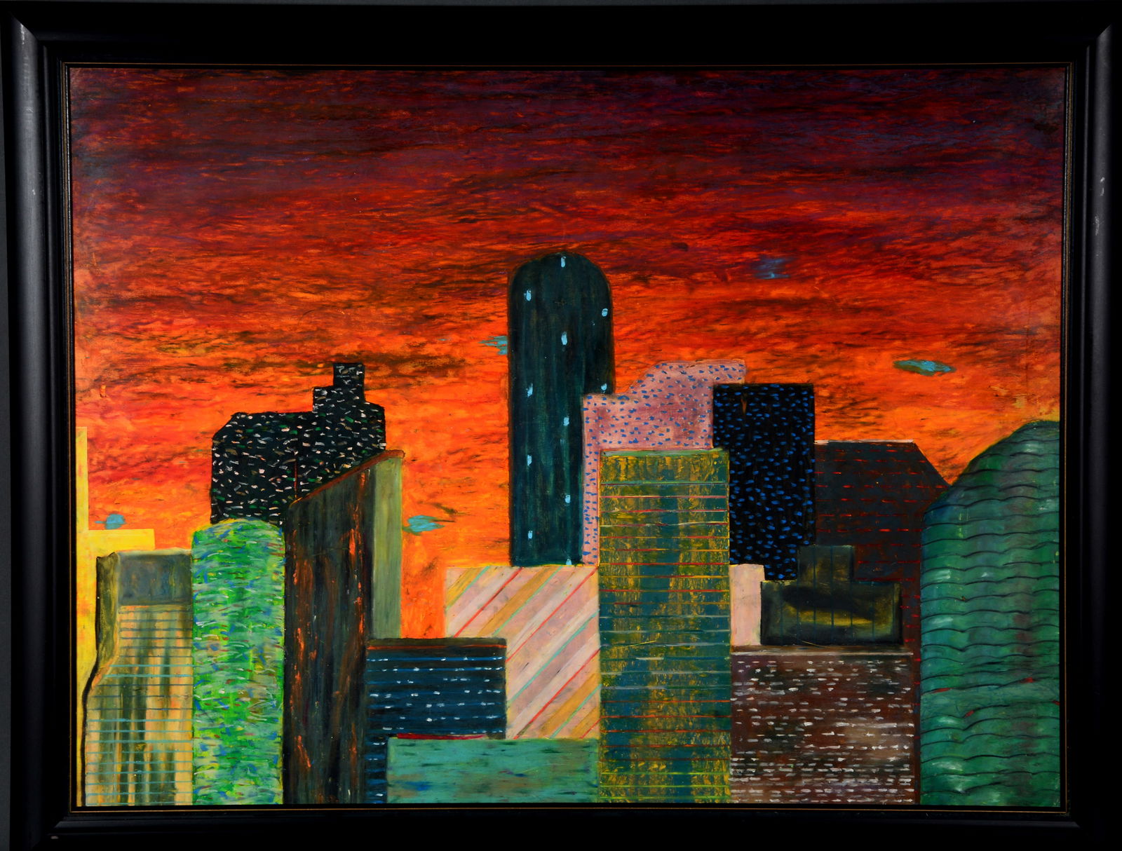 Reginald Gee. Impressions of A Cityscape for Vernishia. (1 of 1)
