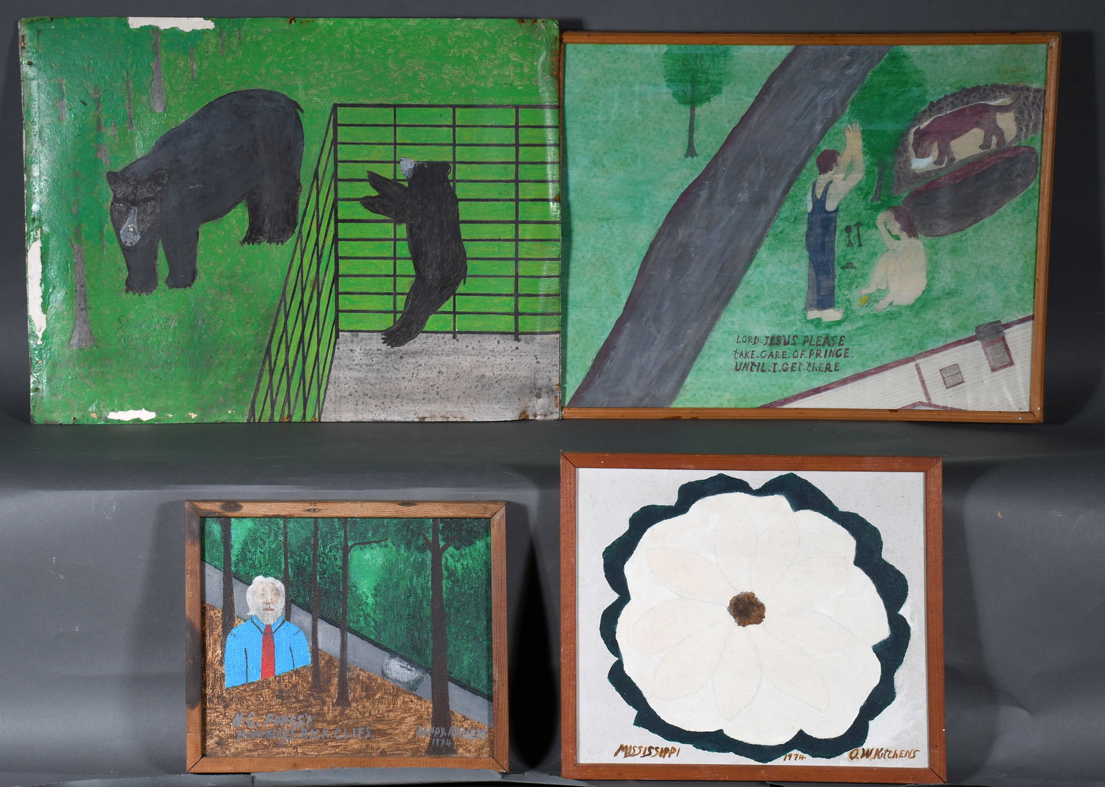 Pappy Kitchens. Four Works. (1 of 1)