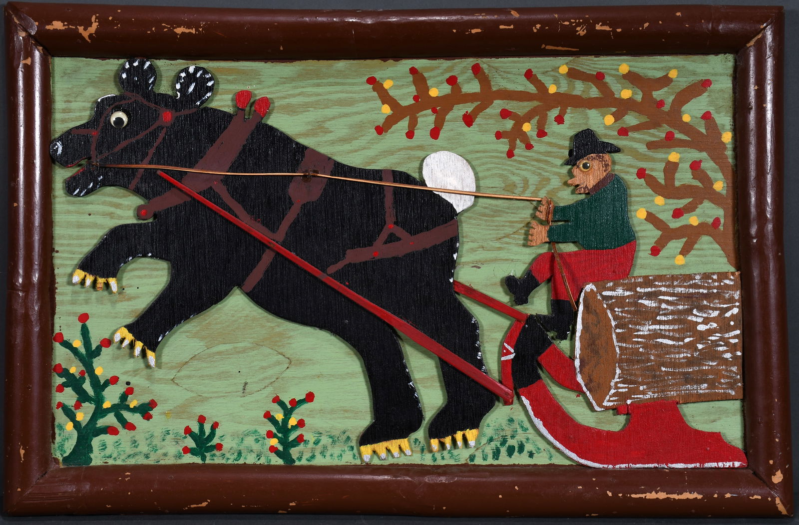 Anonymous. Bear Pulling the Sled. (1 of 4)