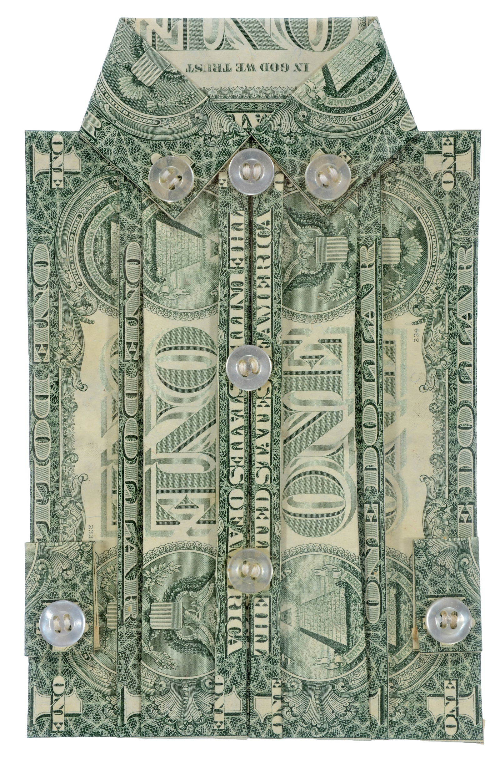 Anonymous. Dollar Bill Shirt. (1 of 3)