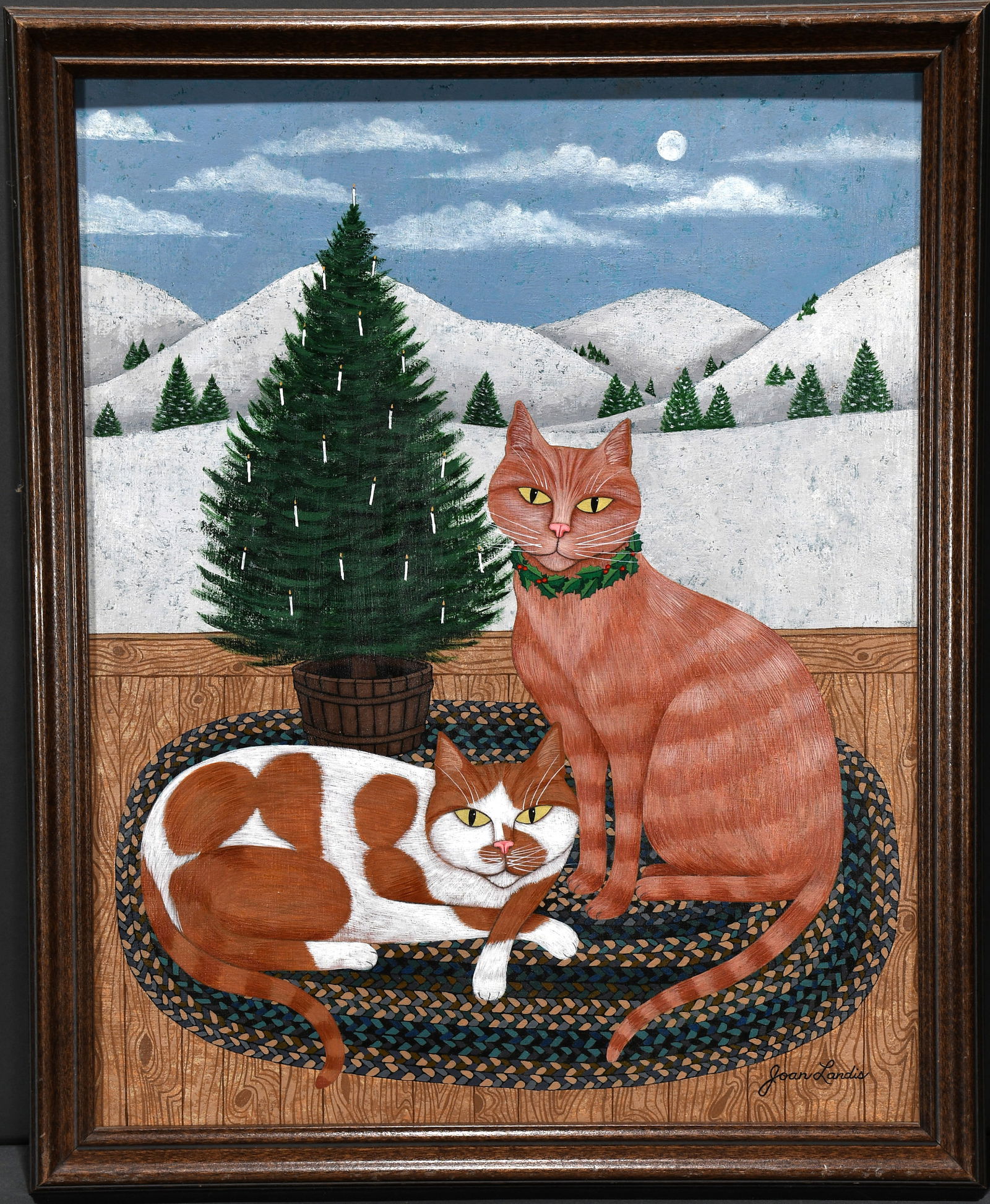 Joan Landis. Christmas Cats. (1 of 1)