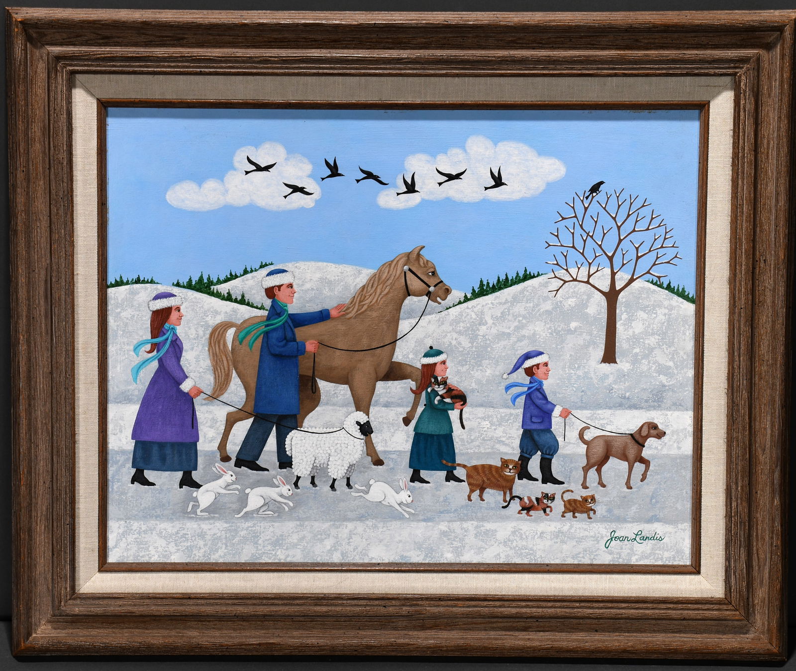 Joan Landis. Winter Scene. (1 of 1)