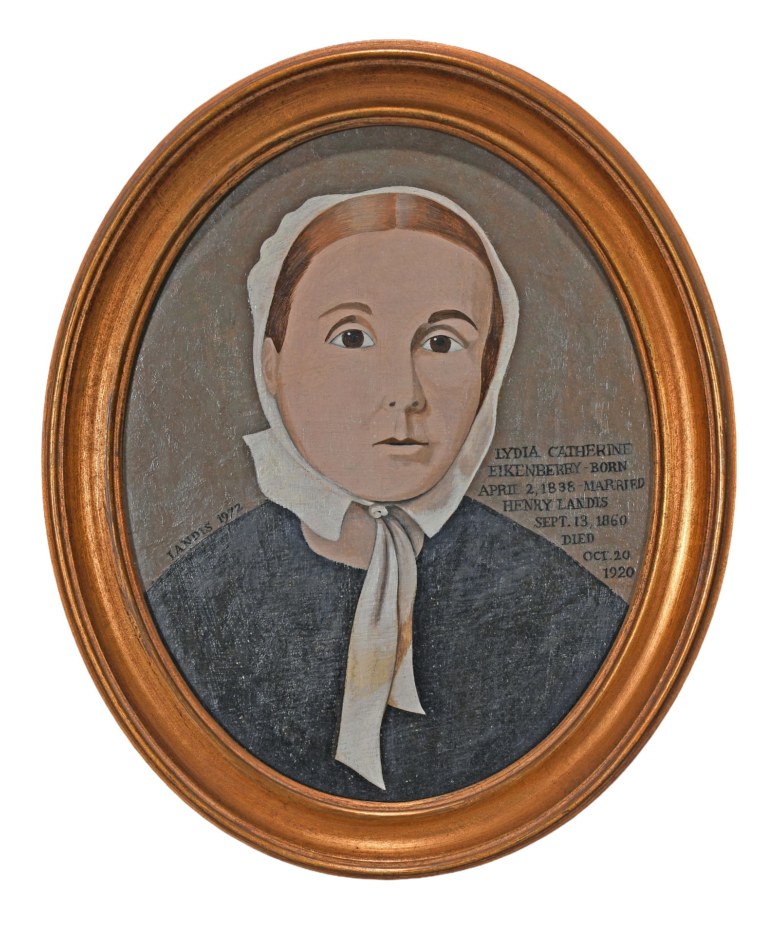 Joan Landis. L C Eikenberry. (1 of 2)